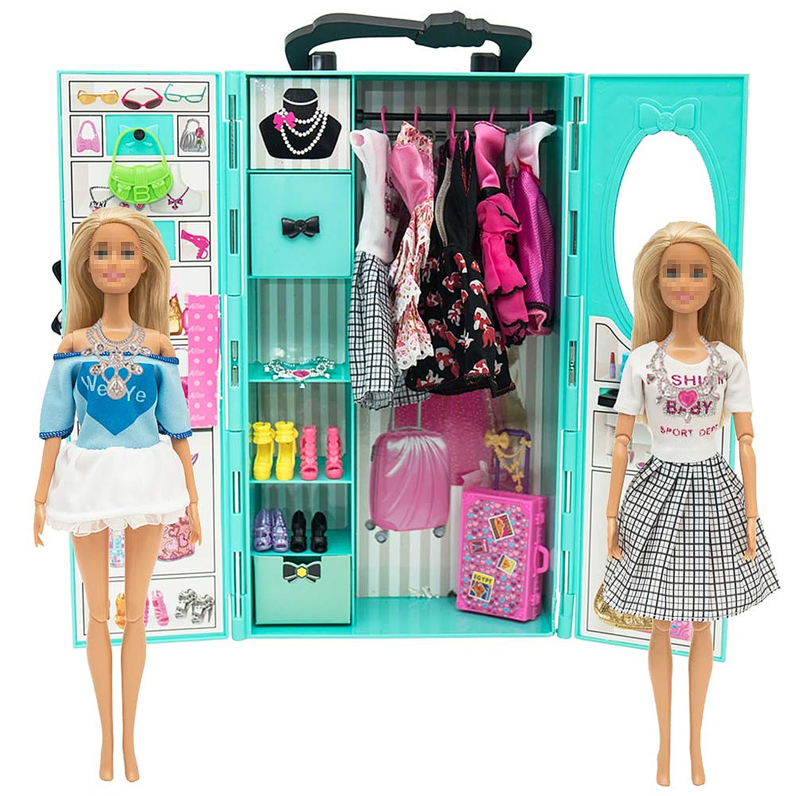 SOTOGO 41-Piece Doll Clothes & Accessories Set for 11.5