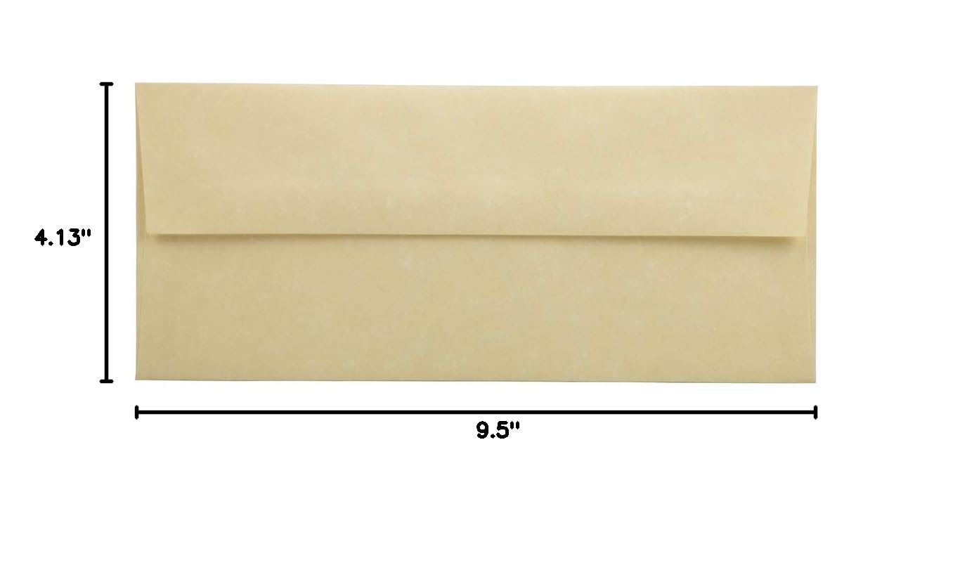 Premium #10 Business Parchment Envelopes 4 1/8