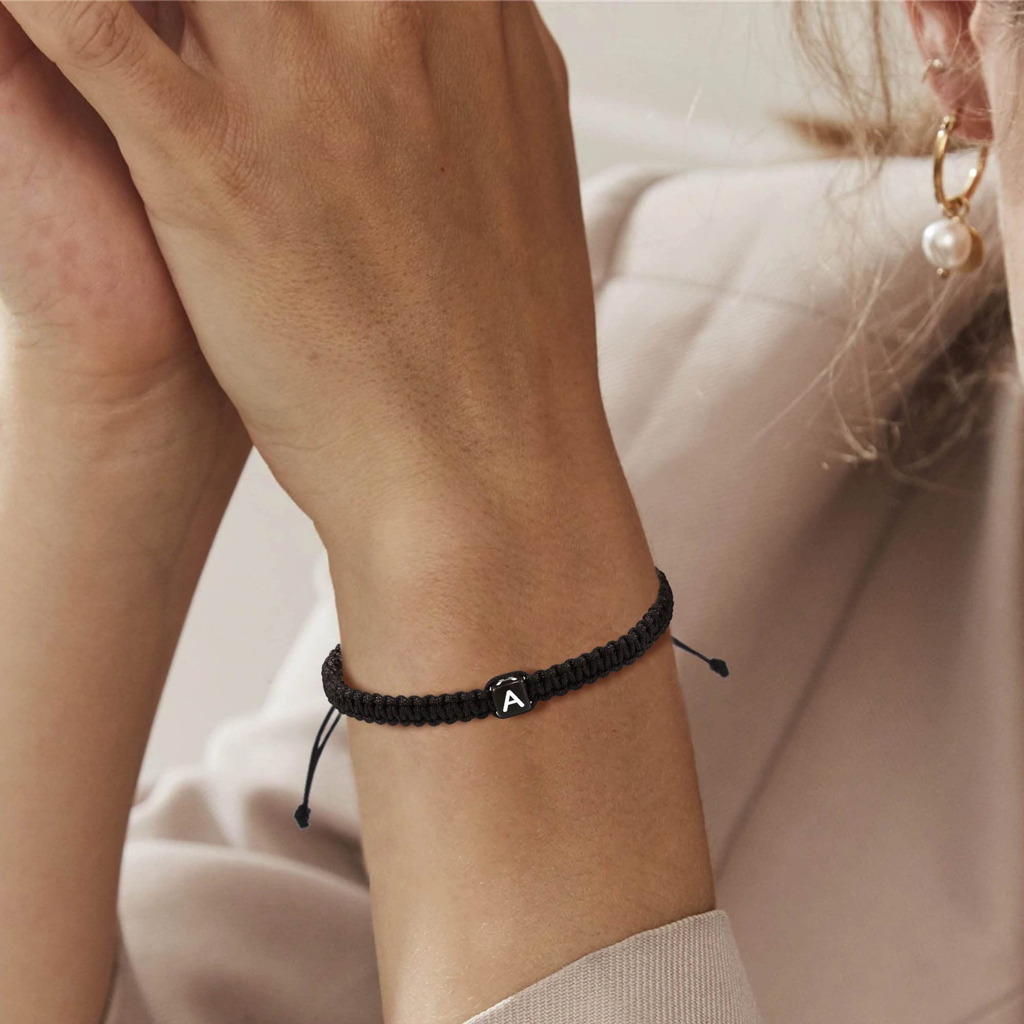 Handmade Letter T Charm Initial Bracelet for Women & Girls - Adjustable Braided Friendship Bracelet - Perfect Birthday Gift for Her, Best Friend & Teen Girls | Great for Everyday Wear, Gifts & Special Occasions