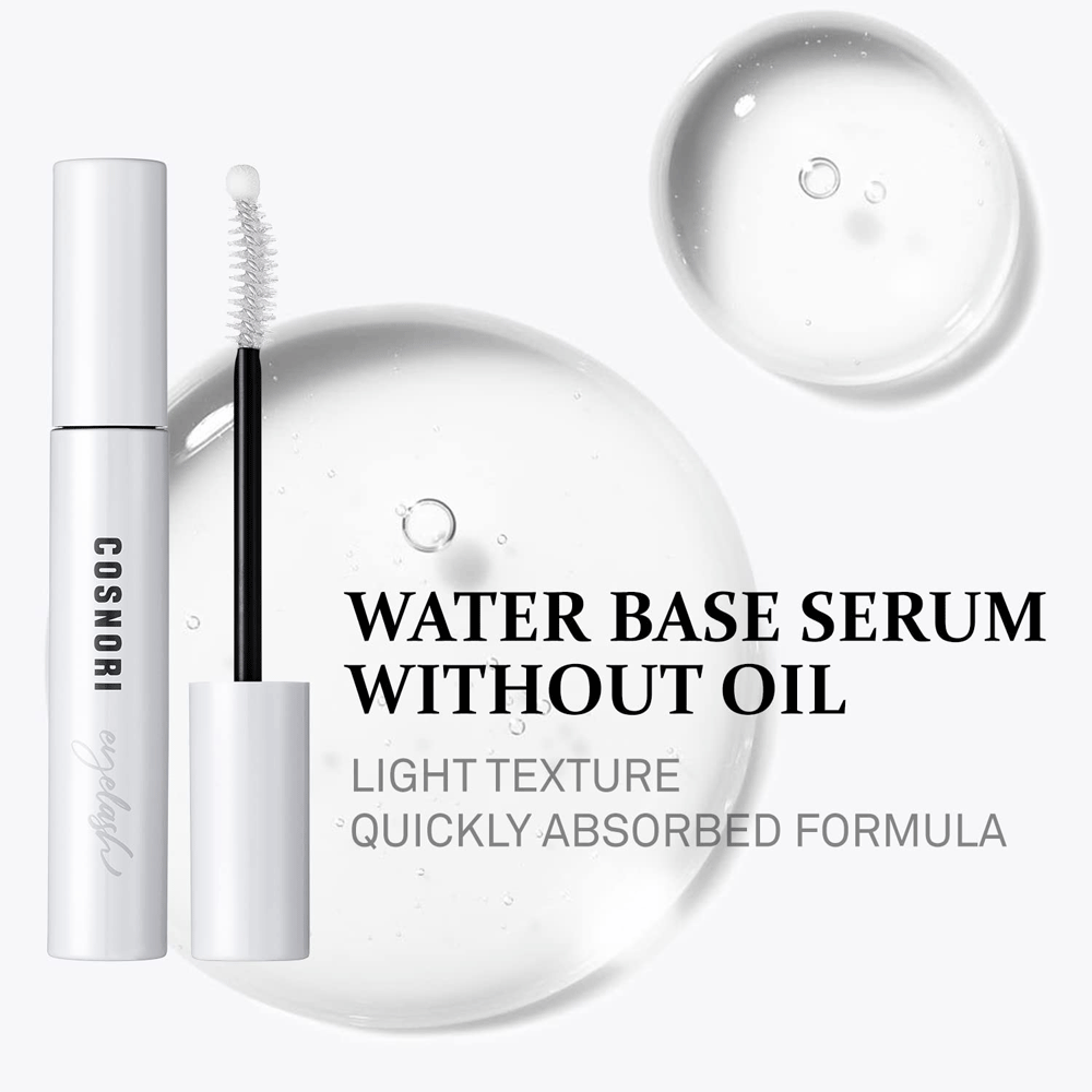 COSNORI Long Active Eyelash Serum 9ml - Natural Growth Enhancer for Thicker, Longer Lashes - Perfect for Daily Use & Special Occasions