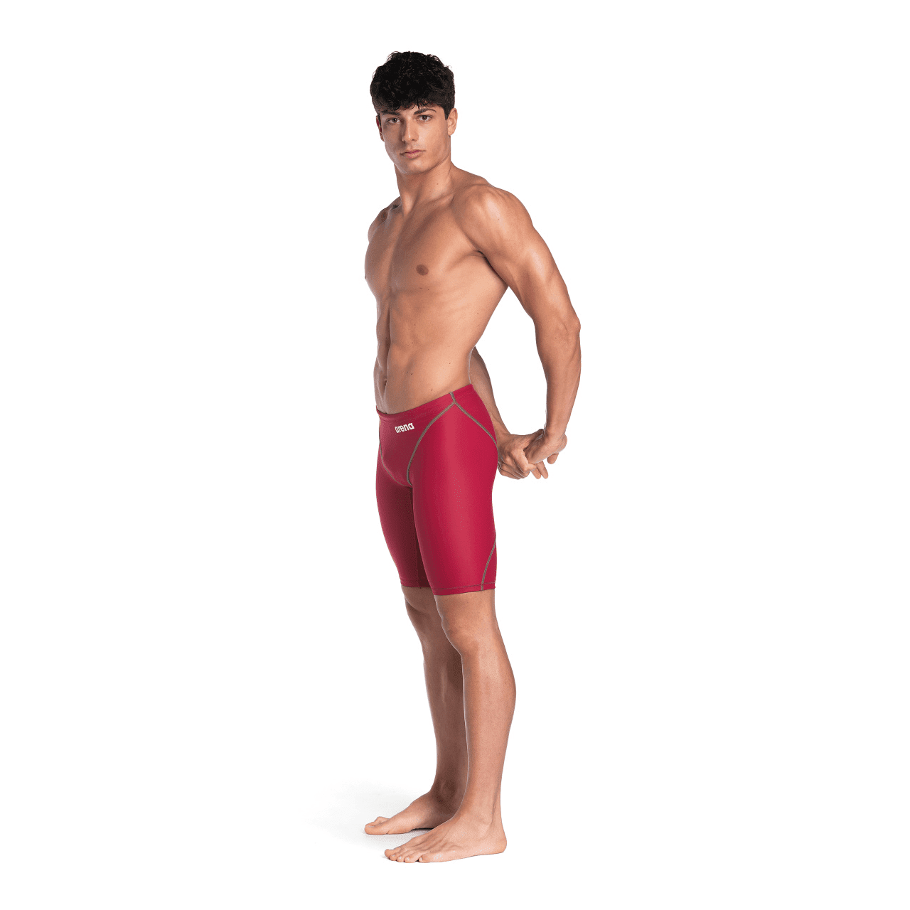 Arena Powerskin ST NEXT Men's Competition Swim Jammers - Deep Red | High-Performance Swimwear for Competitive Swimming & Training