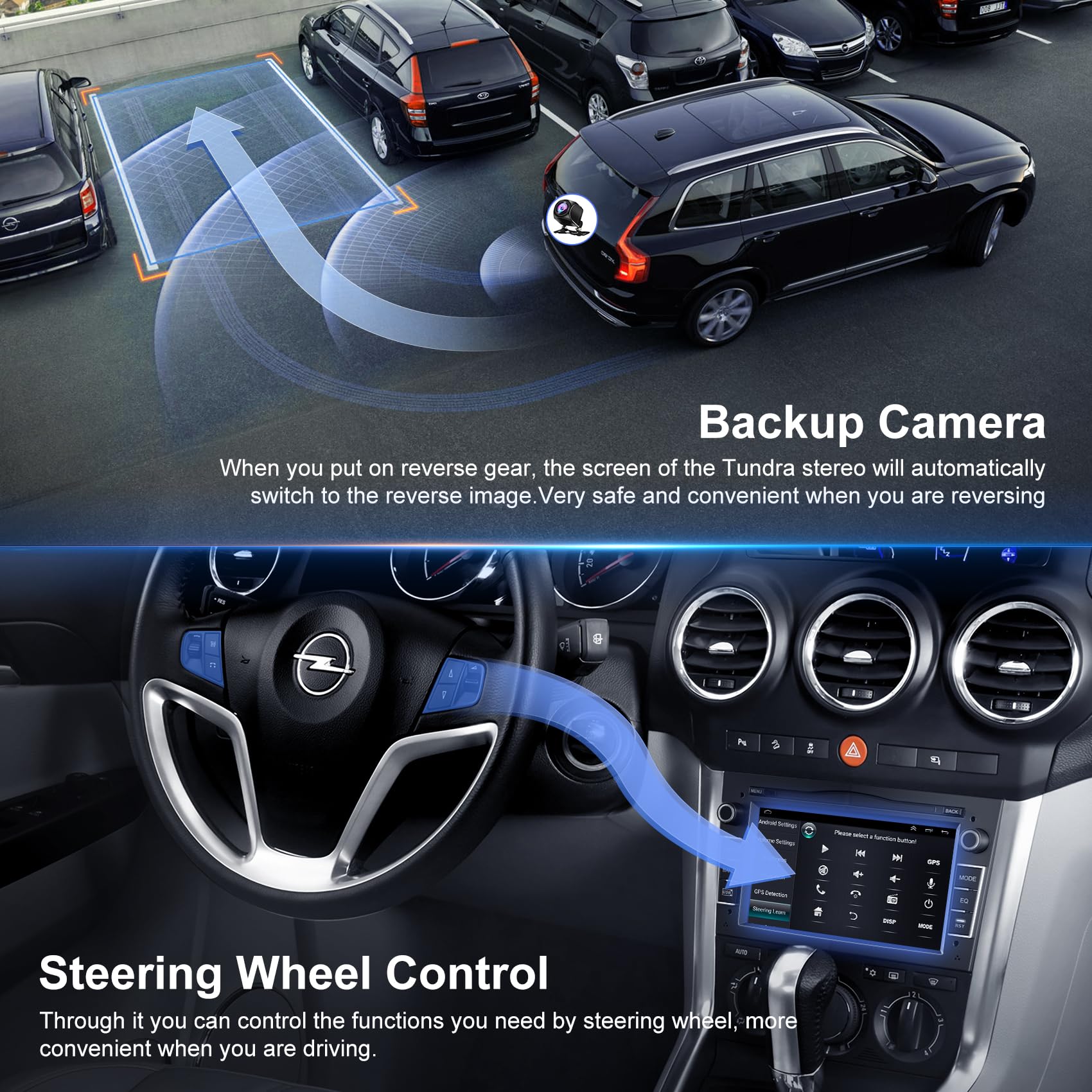 Android 13 Car Stereo for Opel/Vauxhall Corsa Astra Antara - 7 Inch 2GB RAM 32GB ROM Touchscreen Head Unit with Wireless CarPlay & Android Auto, Bluetooth, GPS, WiFi, Backup Camera & Voice Control - Perfect for Hands-Free Driving & Navigation