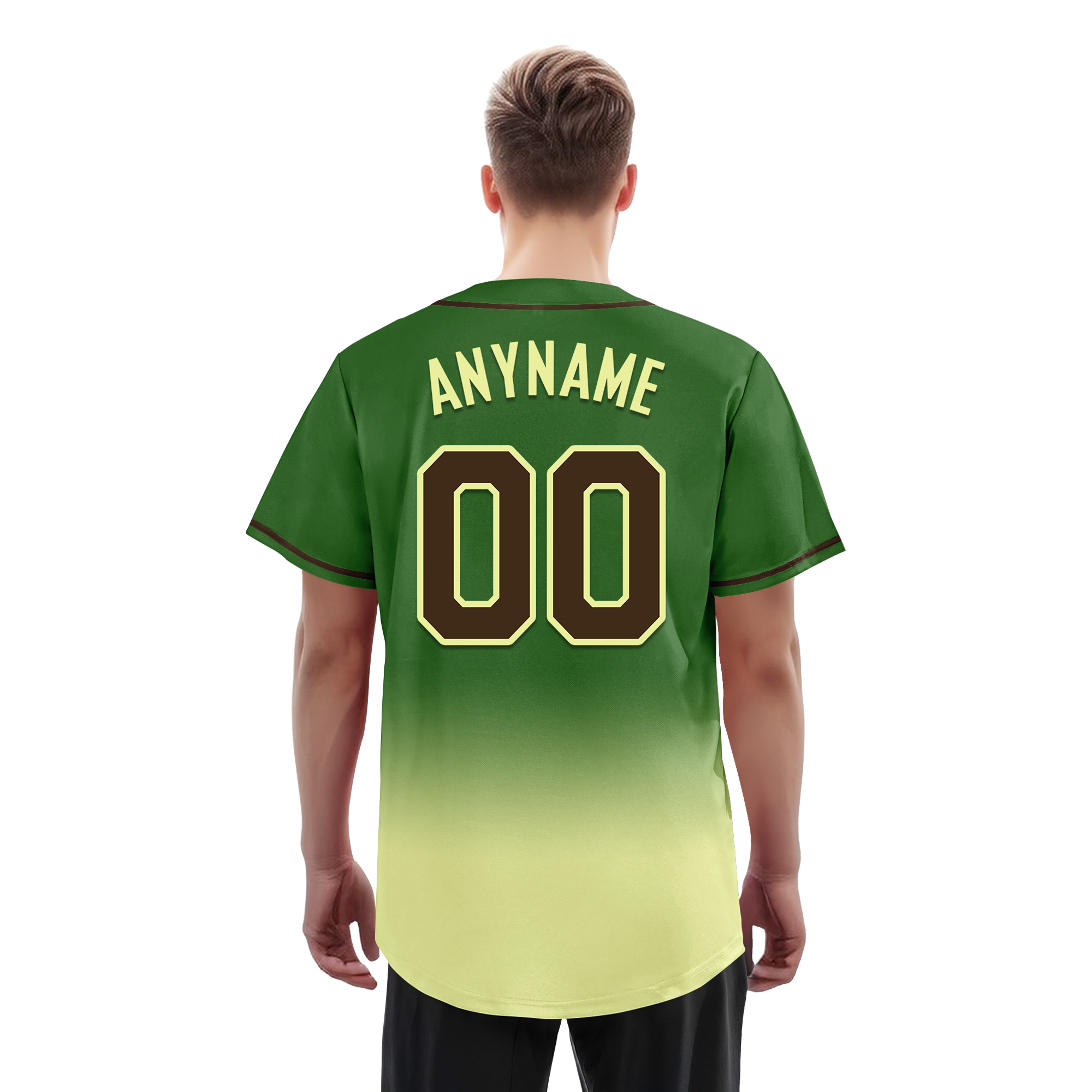 Custom Green Fade Personalized Authentic Baseball Jersey - BSBJ01 D0a70f7 - Perfect for Team Uniforms, Sports Events & Fan Merchandise