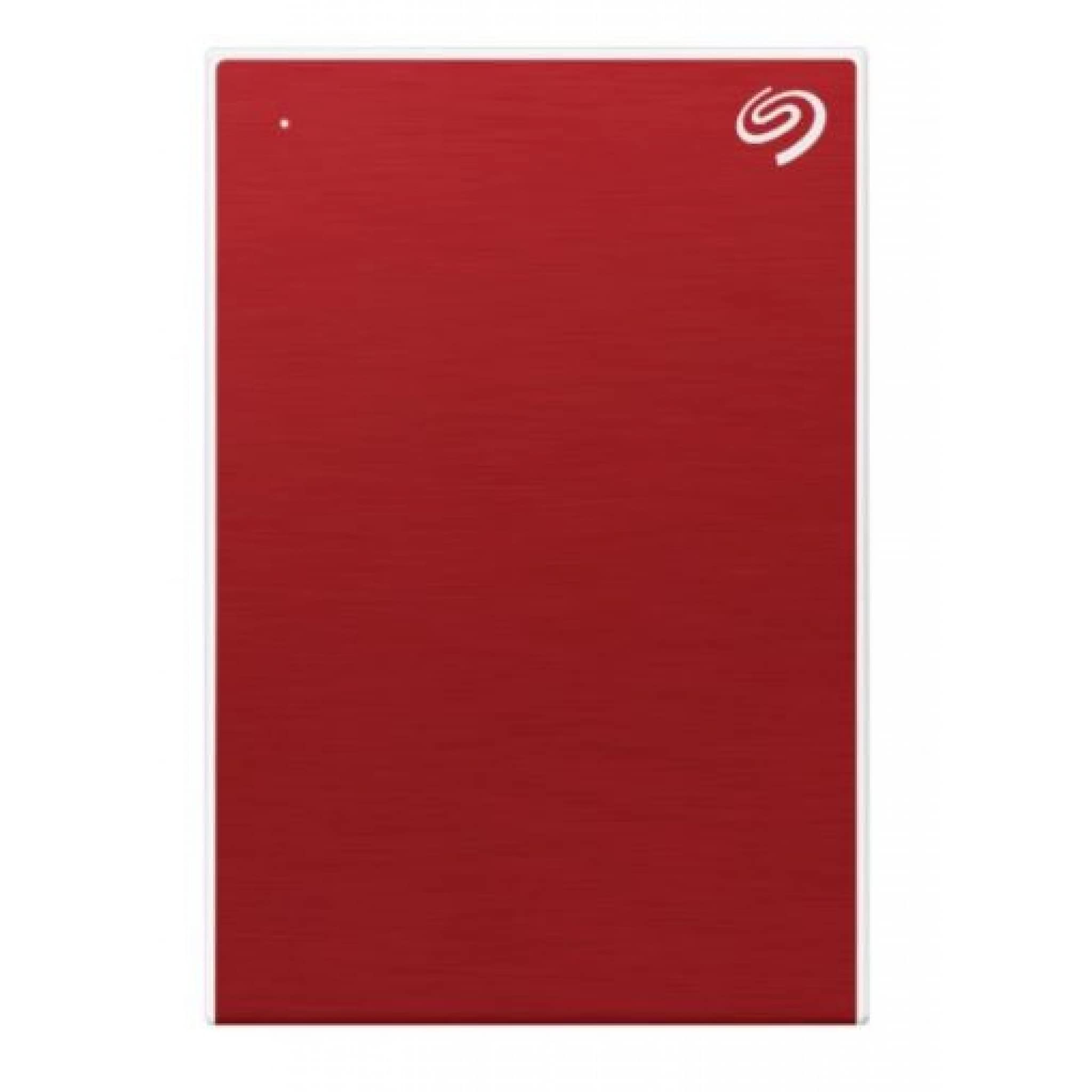 Seagate One Touch 1TB Portable External Hard Drive USB 3.0 for PC, Mac, Laptop - Red | Includes 1 Year MylioCreate, 4 Months Adobe Creative Cloud Photography & 2 Year Rescue Services (STKB1000403) | Perfect for Data Backup, Photo Storage & Creative Work