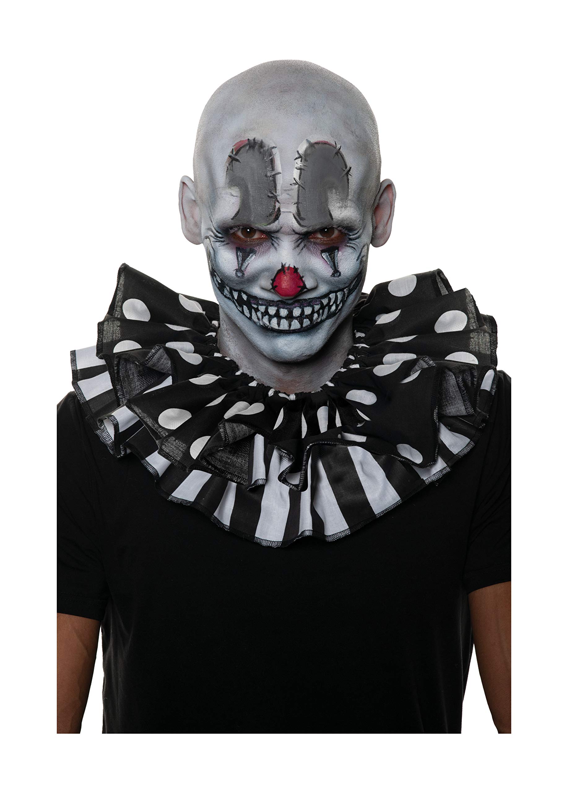 UNDERWRAPS Unisex Clown Collar - Costume Accessory for Halloween, Cosplay & Circus Performances | Adjustable Neck Ruff for Costume Parties & Themed Events