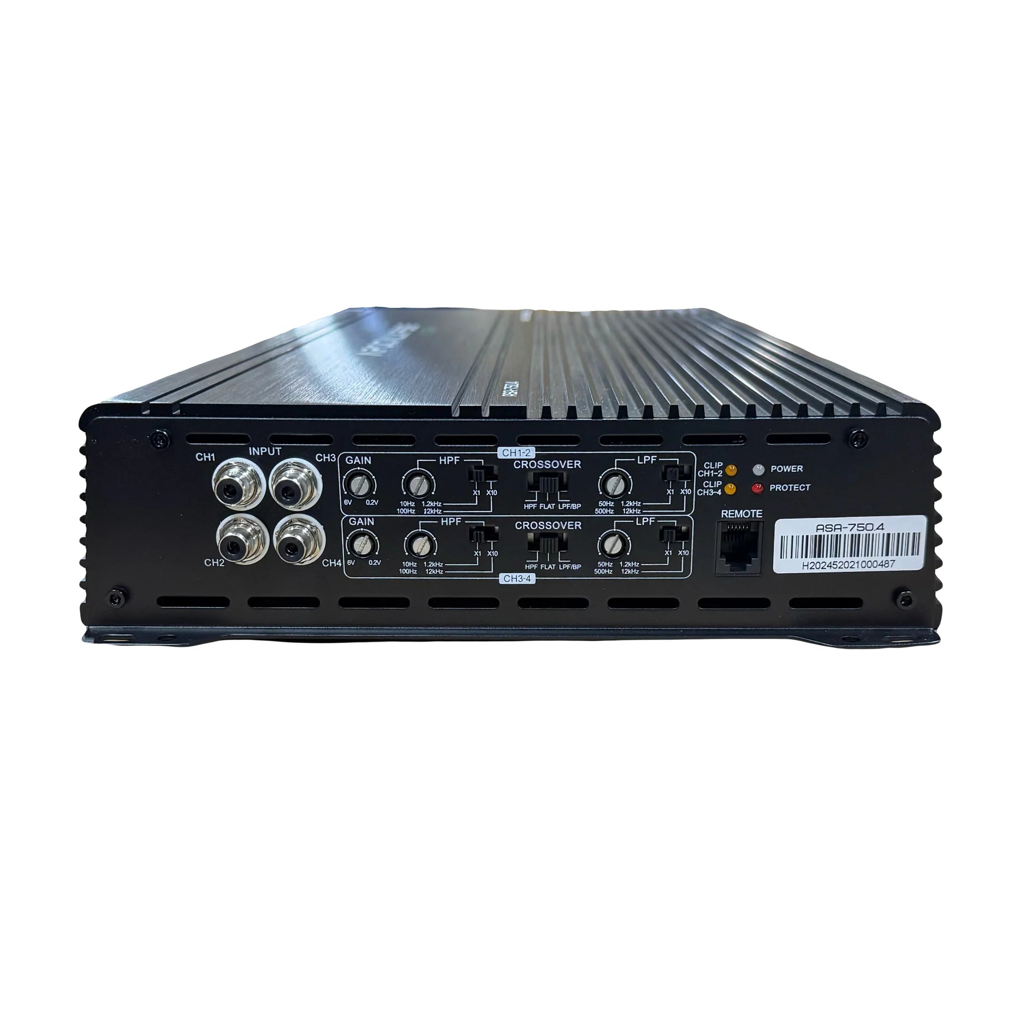 Deaf Bonce Apocalypse ASA 750.4 4 Channel Car Amplifier - High Power Full Range Audio System for Car Stereo & Truck Sound Upgrade