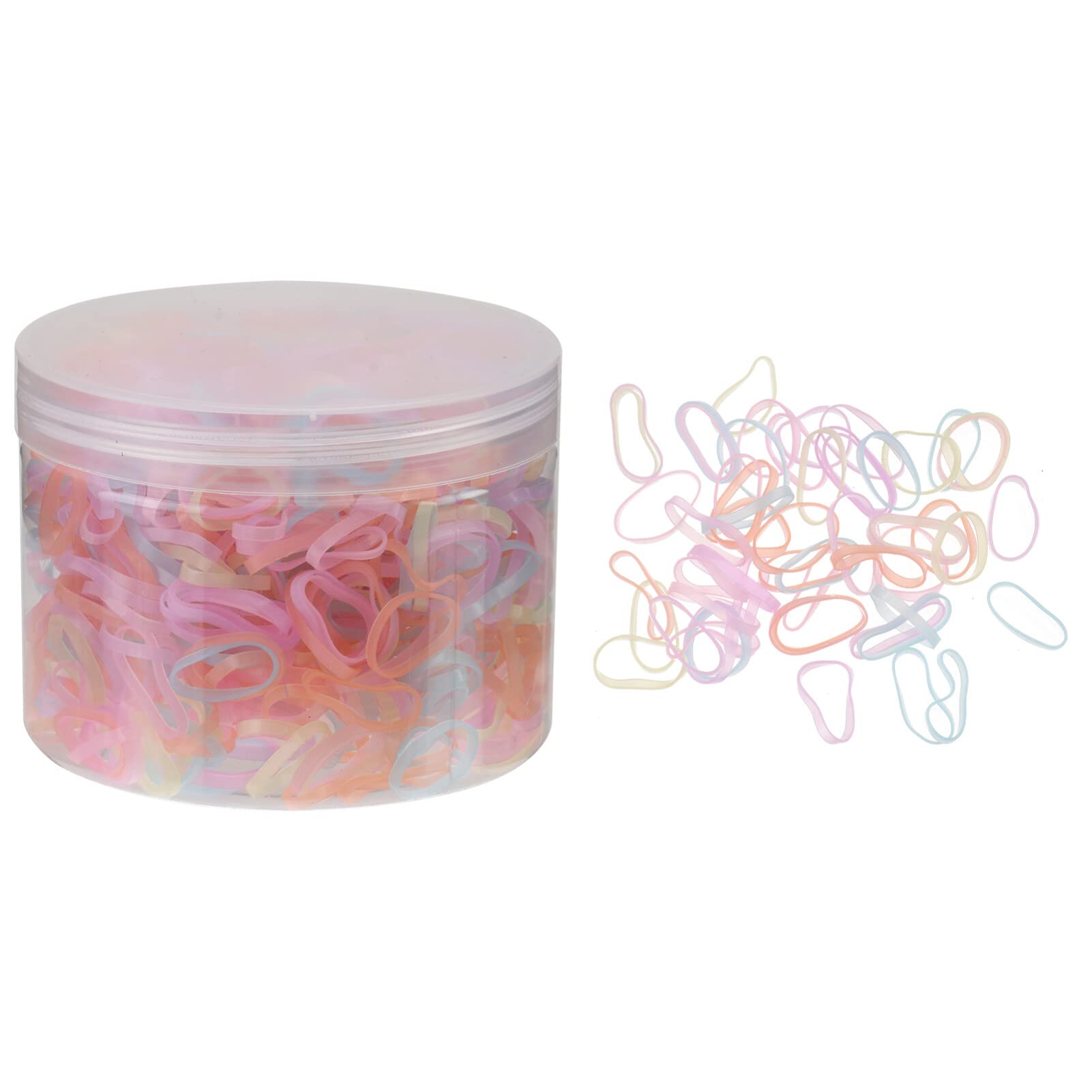 1 Box of 700Pcs Soft Elastic Dog Hair Bands - Colorful Pet Grooming Rubber Bands for Topknots, Puppy Hair Ties & Pet Accessories | Perfect for Dog Shows, Daily Grooming & Styling