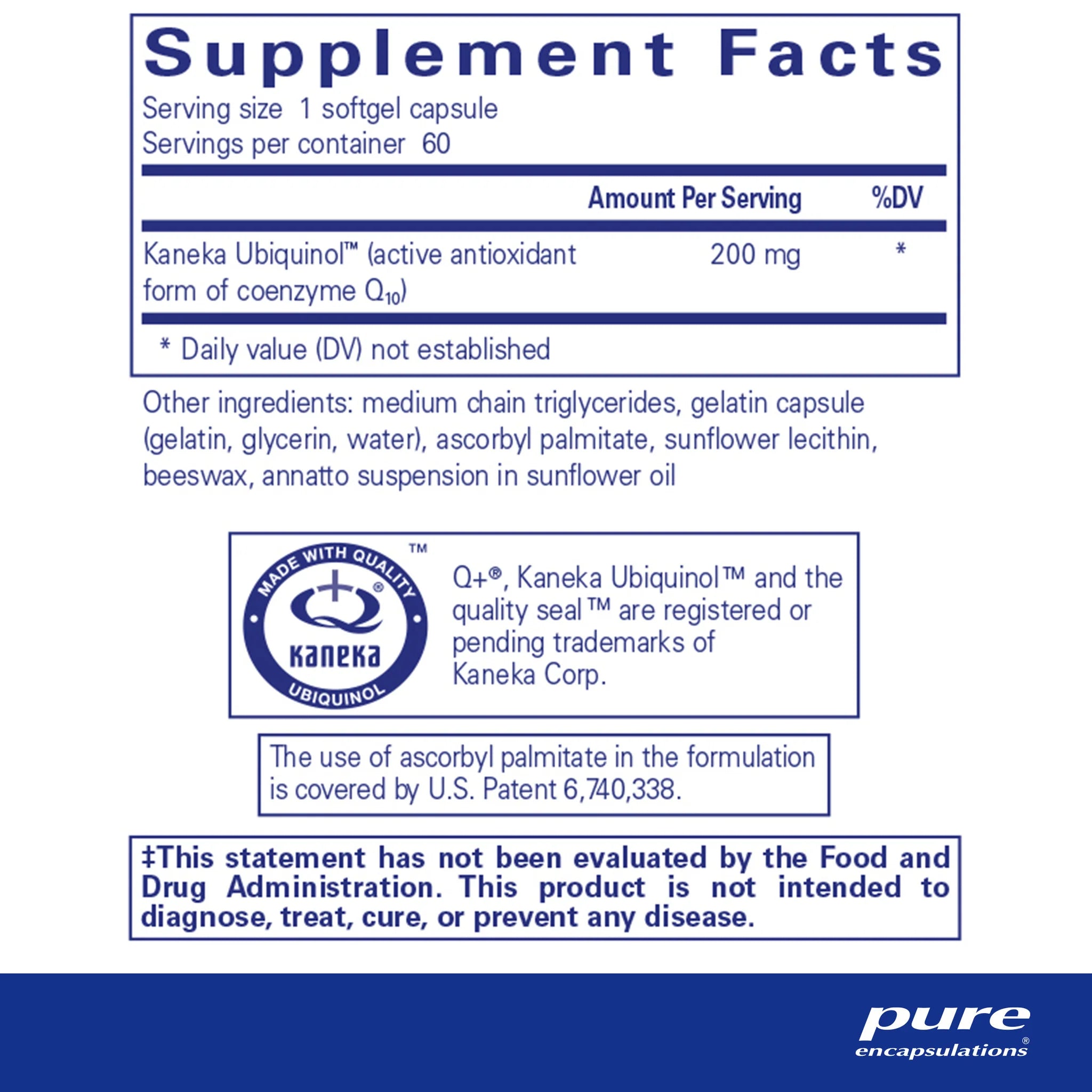 Ubiquinol QH 200mg Supplement - Premium CoQ10 Antioxidant for Heart Health & Energy Support - Ideal for Adults Seeking Cellular Energy Boost & Cardiovascular Support