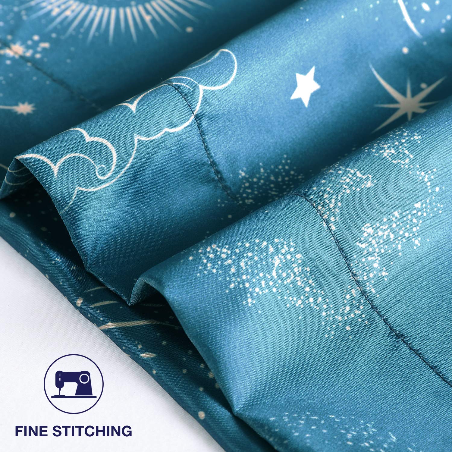 EXQ Home Satin Pillowcase Set of 2 - Queen Size Silky Soft Pillow Covers for Hair & Skin Care, Printed Satin Pillow Cases with Envelope Closure (Similar to Silk) - Perfect for Bedroom Luxury, Gift & Travel