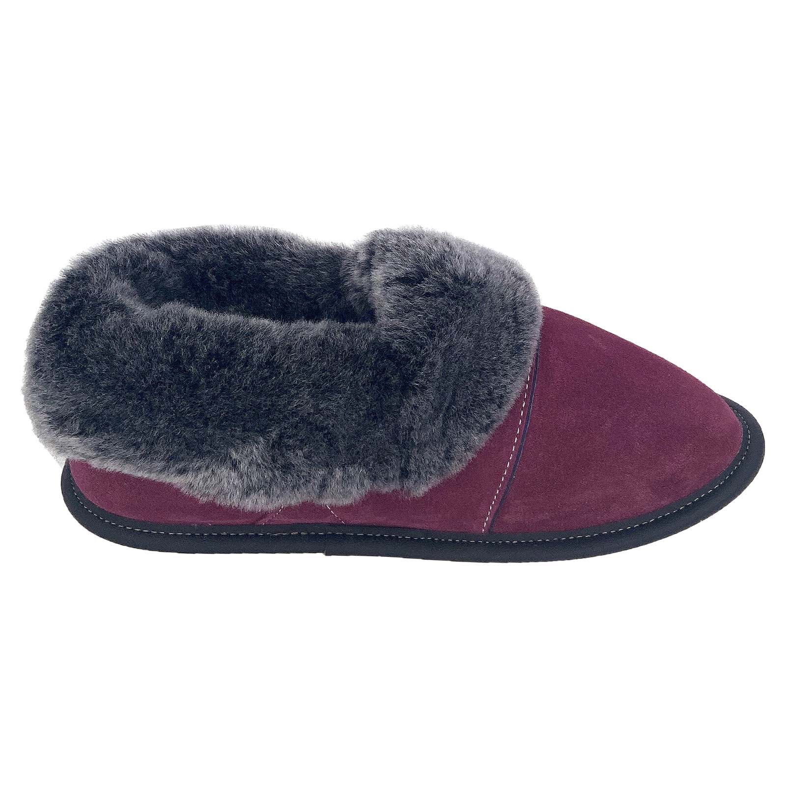Cozy Women's Low Cut Sheepskin Slippers - Soft Indoor/Outdoor House Shoes for Winter Comfort & Warmth - Perfect for Home, Lounge & Relaxation