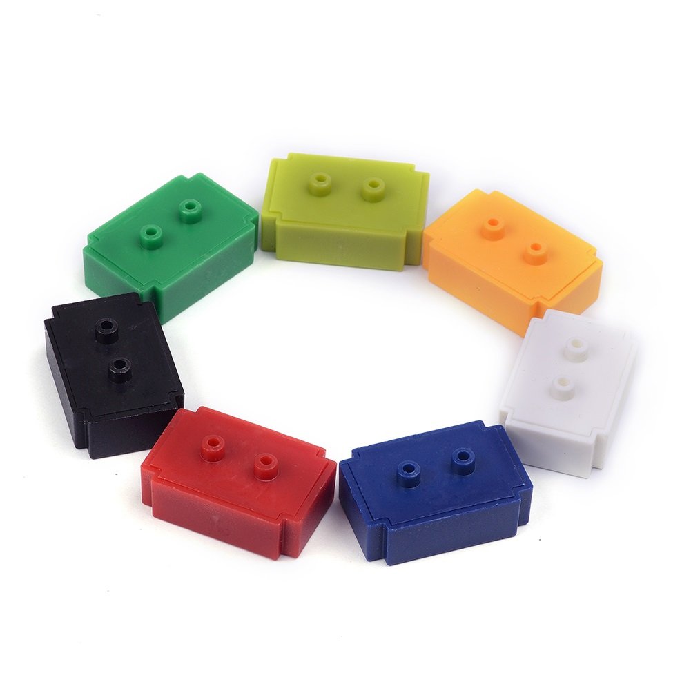 55 Tie Points Mini Solderless Breadboard for Arduino - 3x2cm Prototype PCB Circuit Board Kit (Pack of 7) - Perfect for DIY Electronics Projects, Robotics & STEM Education