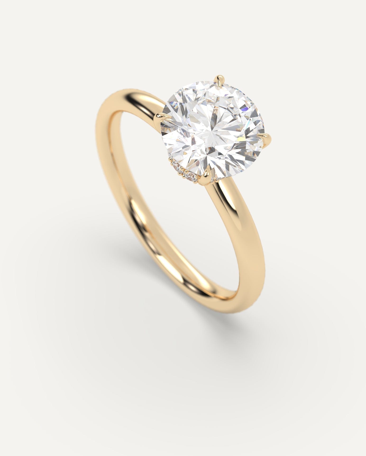2 Carat Round Cut Diamond Ring for Women - 14K White Gold Engagement & Wedding Band - Perfect for Proposals, Anniversaries, and Special Occasions