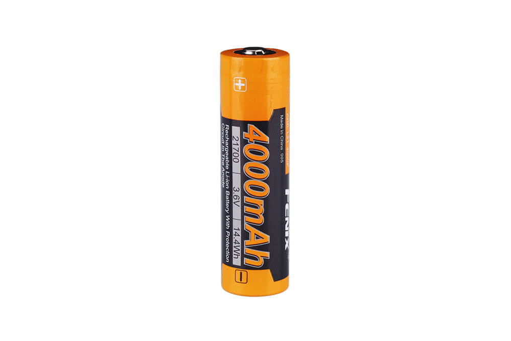 Fenix Rechargeable 21700 Li-ion Battery 4000mAh - High Capacity USB-C Power for Flashlights, Headlamps & Outdoor Gear - Perfect for Camping, Hiking and Emergency Preparedness