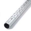 80-Inch Stainless Steel Post - Heavy Duty Industrial Grade (4-Pack) - Perfect for Warehouse Shelving, Retail Displays & Outdoor Signage