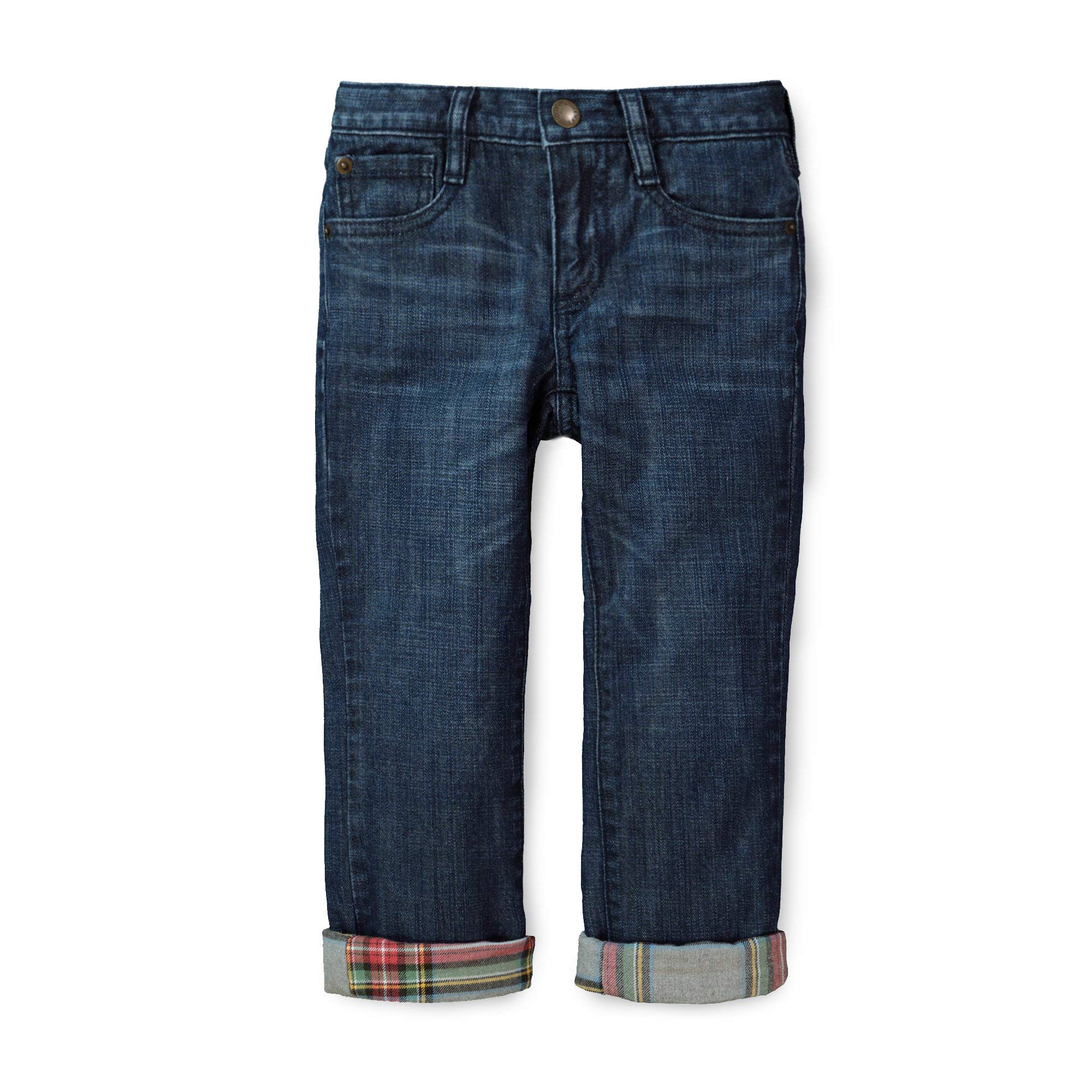 Hope & Henry Boys' Lined Denim Jeans - Comfortable & Durable Winter Pants for Kids, Perfect for School, Playdates & Outdoor Adventures