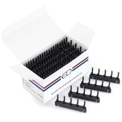6D Hair Extensions Machine Buckles - Black | Invisible Clip-In Hair Extensions for Volume & Length | Perfect for Parties, Weddings & Daily Styling
