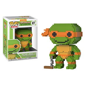 Funko Pop! 8 Bit: Teenage Mutant Ninja Turtles Michelangelo #07 - Collectible Vinyl Figure for TMNT Fans, Gaming & Pop Culture Enthusiasts