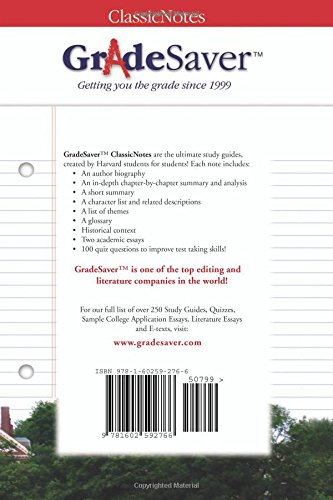 GradeSaver(TM) ClassicNotes: The Hunger Games Study Guide - Book Summary, Analysis & Themes for Students & Teachers | Perfect for Book Clubs & Classroom Discussions
