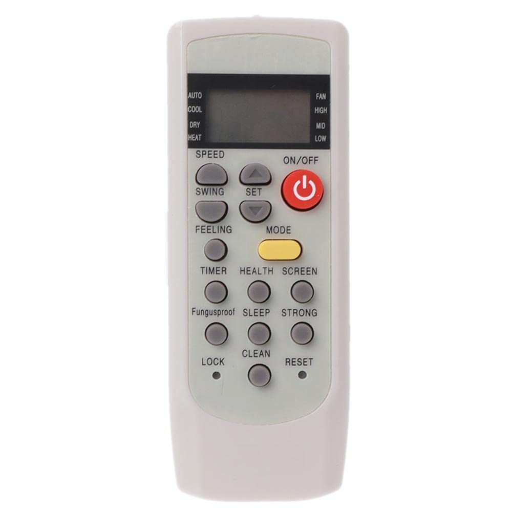 YKR-I/010E YKR-I/001E Universal Replacement Remote Control for AC/TV/Audio - Compatible with Sensei, BIO Saturn Air Conditioners (White) | Easy Setup for Home & Office Cooling Systems
