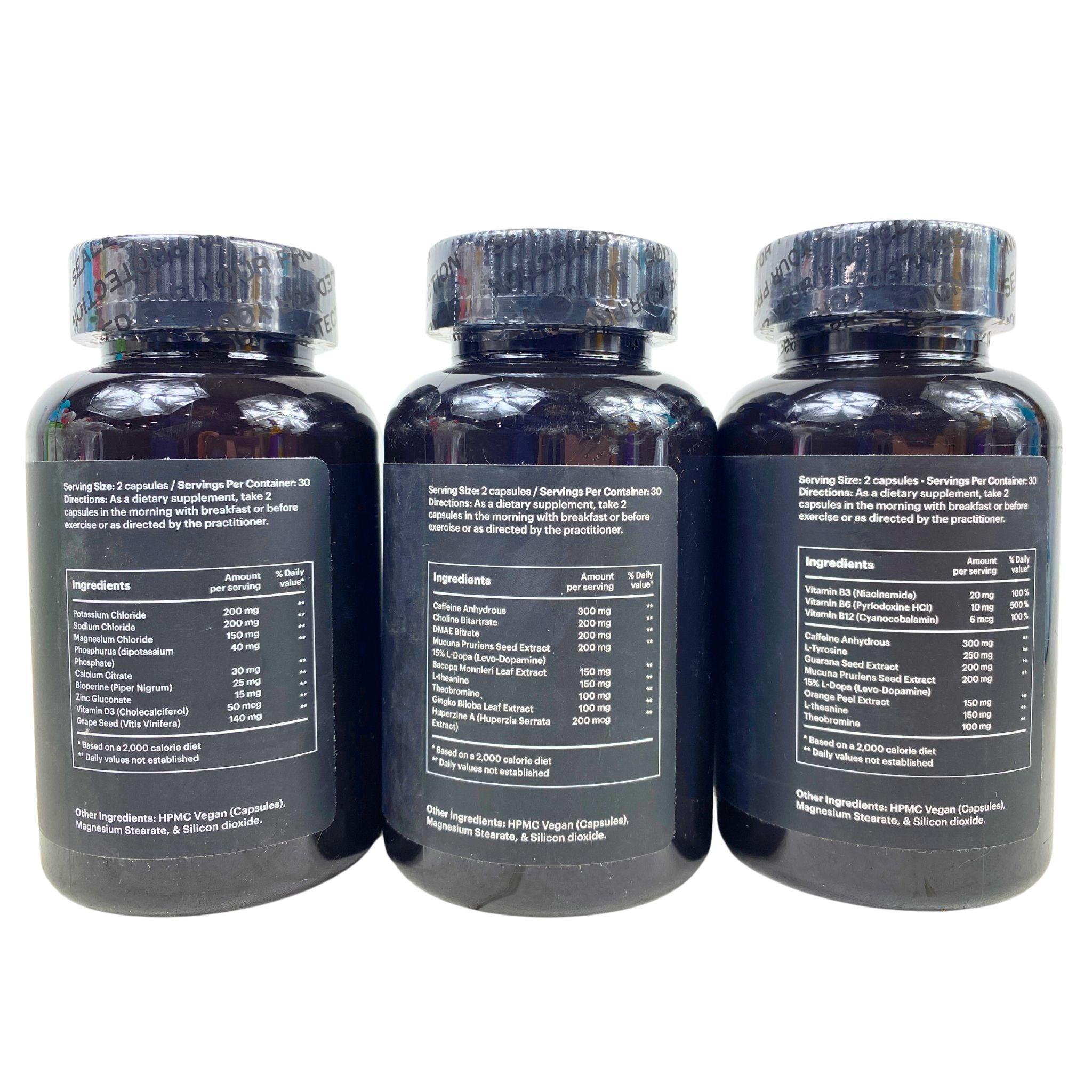 Levitate Nootropics Brain Booster Supplement - 60 Vegan Capsules (Pack of 48) for Focus, Memory & Cognitive Performance - Perfect for Students, Professionals & Gamers