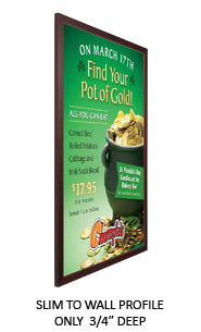 8.5 x 14 Wood Picture Poster Display Frames - Natural Wood Finish - Perfect for Wall Art, Photos, and Certificates - Home & Office Decor