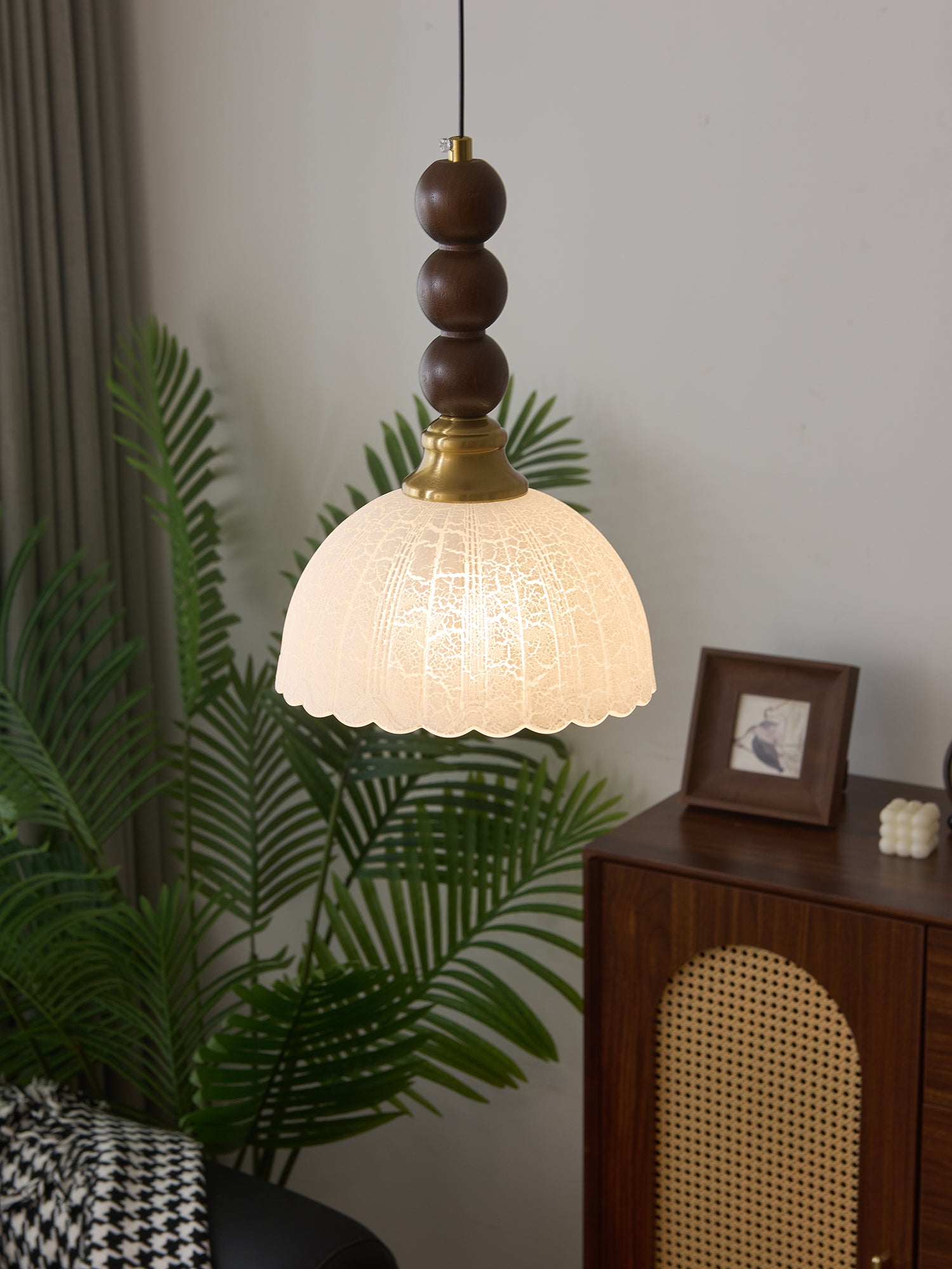 Eloria Modern Pendant Light - Elegant Ceiling Hanging Lamp for Kitchen, Dining Room, Bedroom & Living Room Decor