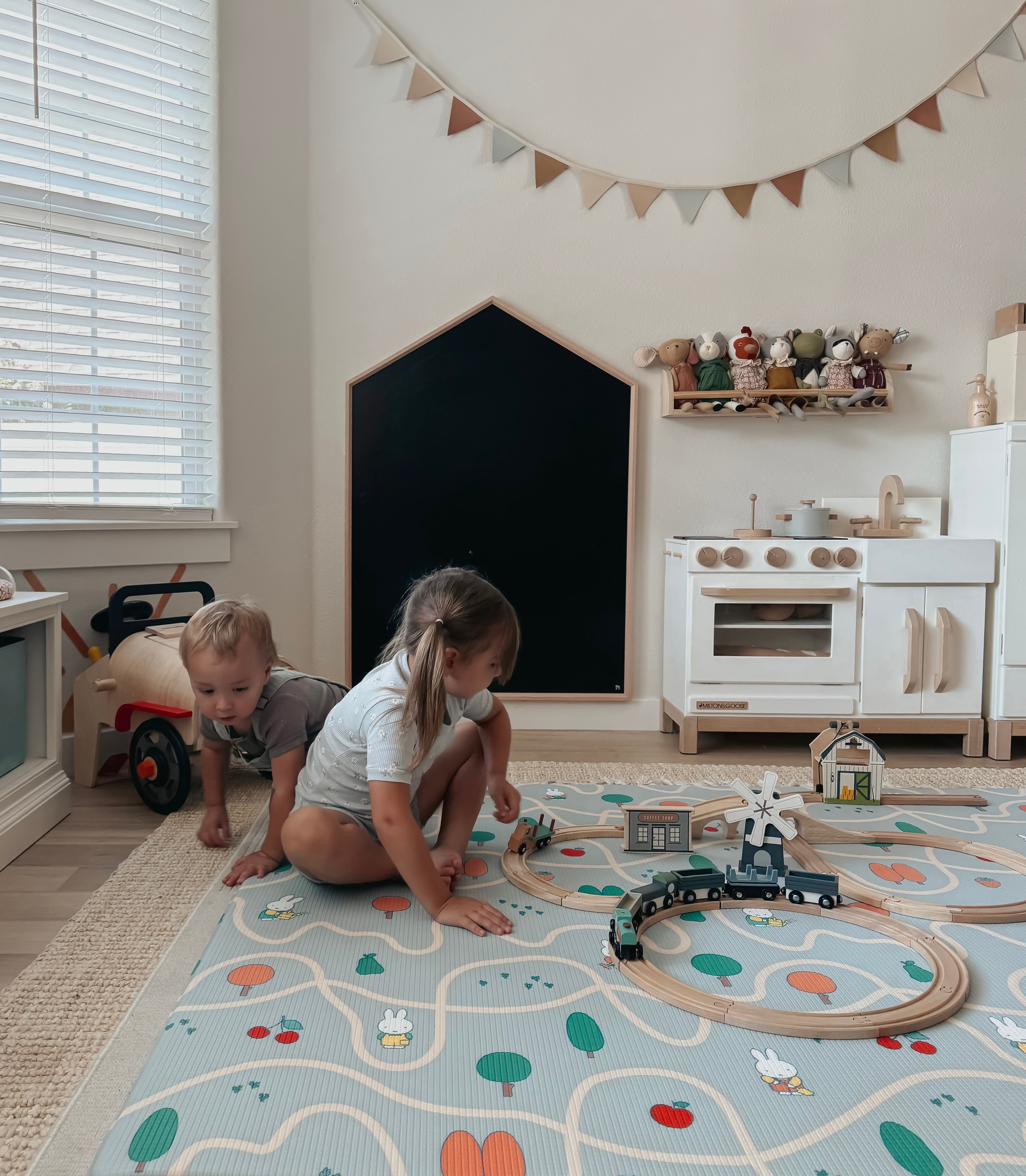 Miffy X Little Bot Baby Play Mat - Soft & Safe Non-Toxic Foam Floor Mat for Infants & Toddlers - Perfect for Nursery, Playroom & Daycare - Ofie Mat, Miffy and Friends Collection
