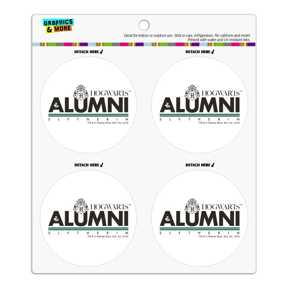 Harry Potter Slytherin Alumni Refrigerator Magnet Set - 12 Vinyl Circle Magnets for Fridge, Locker & Office Decor - Perfect for Harry Potter Fans & Collectors
