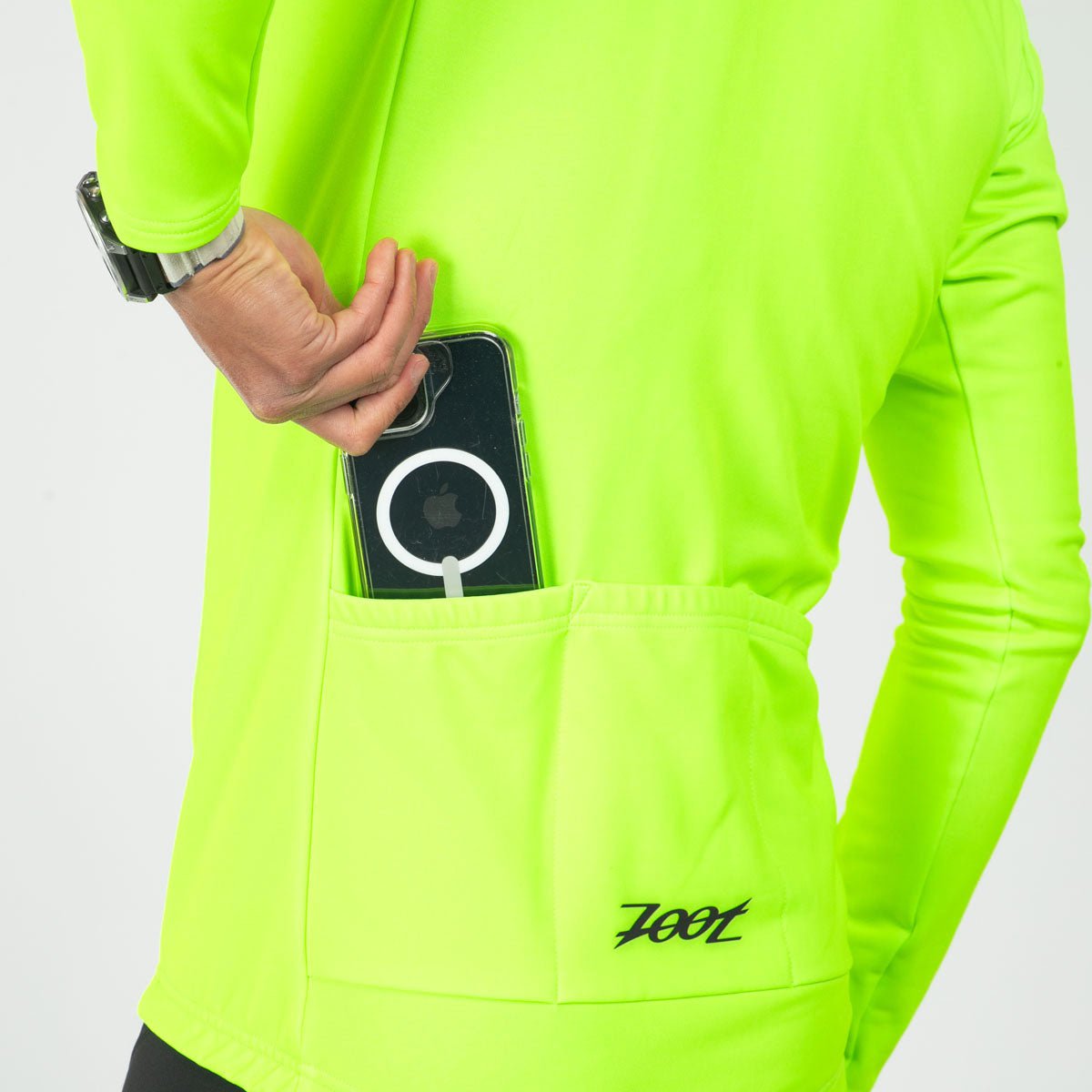 Men's Limited Edition Cycling Thermo Jersey - High Visibility Safety Yellow for Road Biking & Outdoor Sports