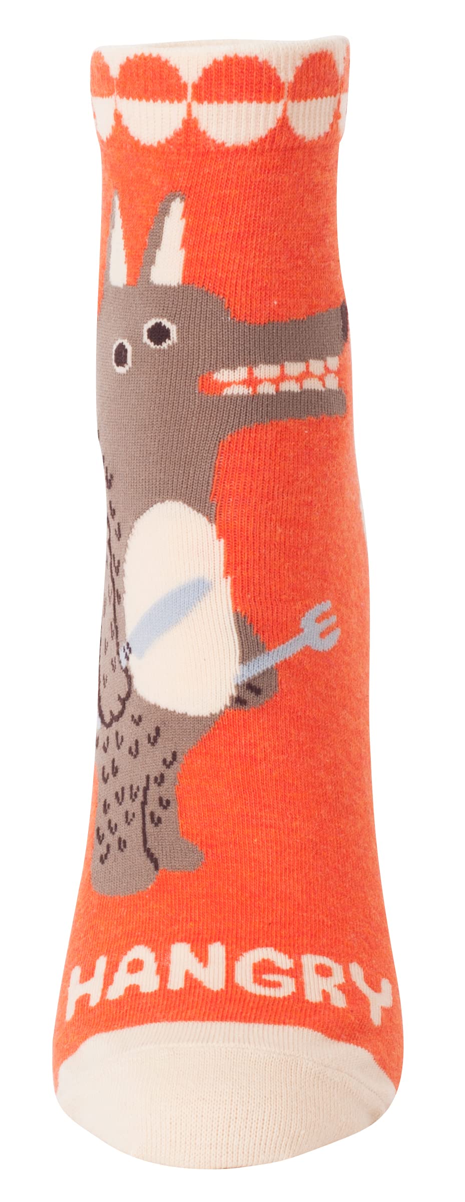 Blue Q Women's Funny Ankle Socks - 'Hangry' Novelty Socks | Comfortable & Cute Gift for Her | Perfect for Work, Gym & Everyday Wear