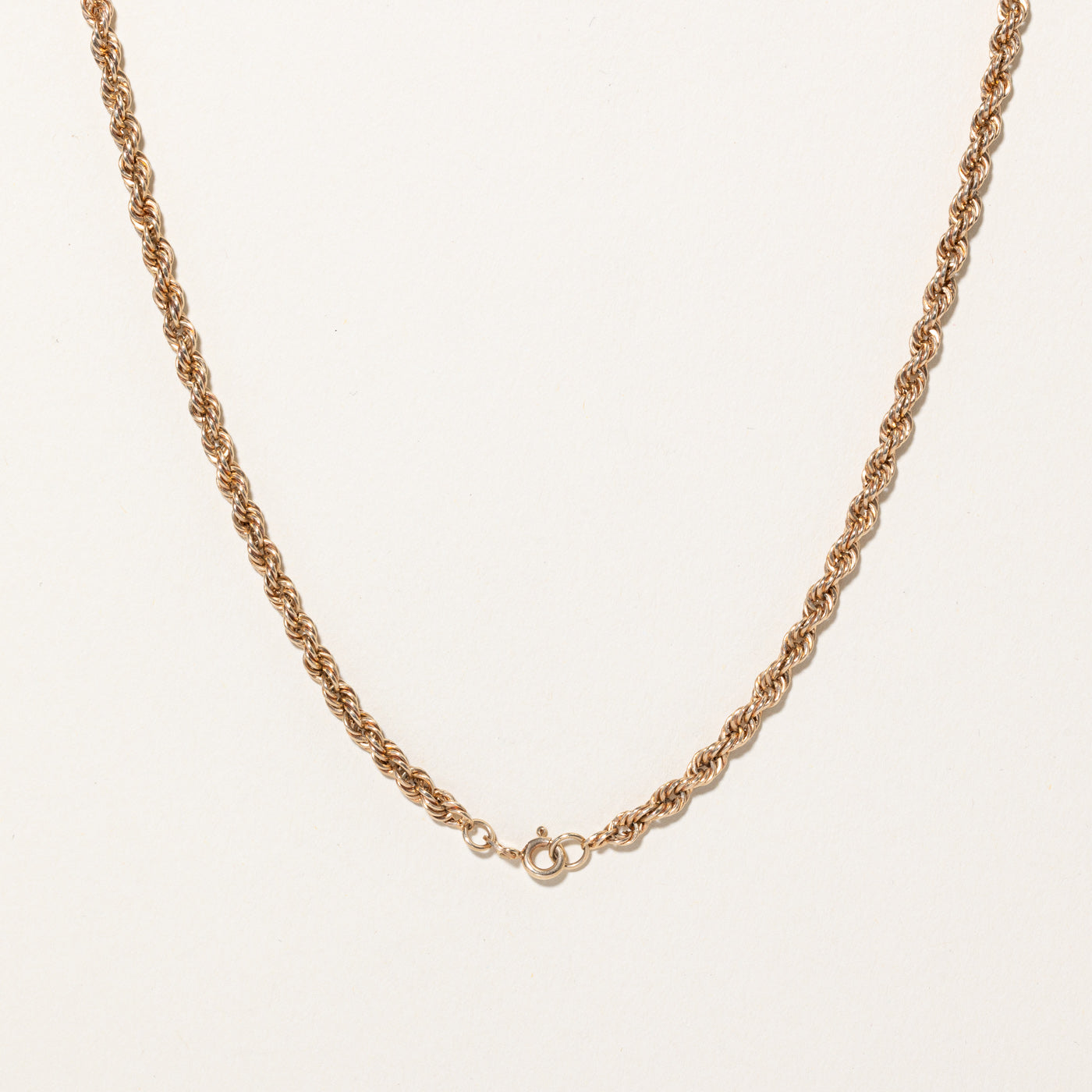 10K Yellow Gold Rope Chain Necklace 21 Inches - Elegant Jewelry for Women & Men, Perfect for Everyday Wear, Gifts & Special Occasions