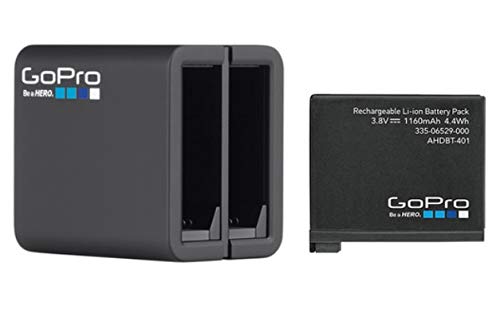 GoPro Hero Dual Battery Charger with 2 Rechargeable Batteries - Compatible with GoPro Hero 11/10/9/8/7/6/5 - Fast Charging for Action Cameras - Perfect for Travel, Vlogging & Outdoor Adventures