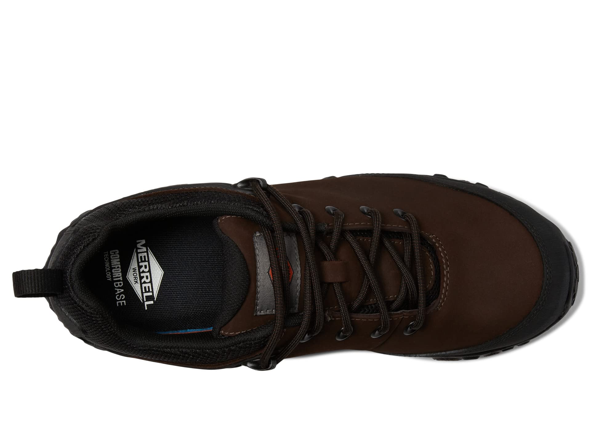Merrell Men's Chameleon Flux Leather Waterproof Hiking Boots with Carbon Fiber Toe Cap - Durable Outdoor Shoes for Trail Running, Camping & Mountain Climbing