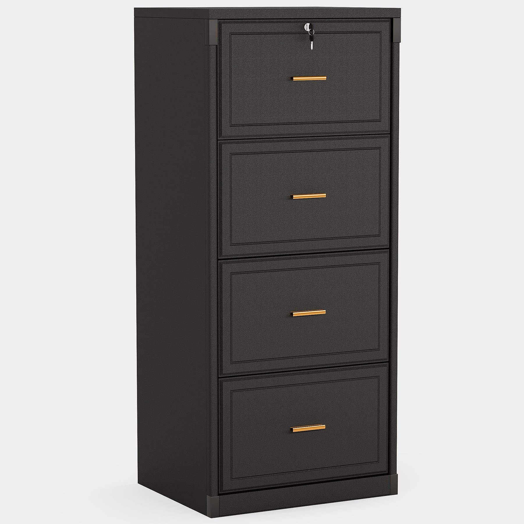 51 File Cabinet - 4-Drawer Vertical Filing Cabinet for Office & Home Organization | Secure Document Storage Solution