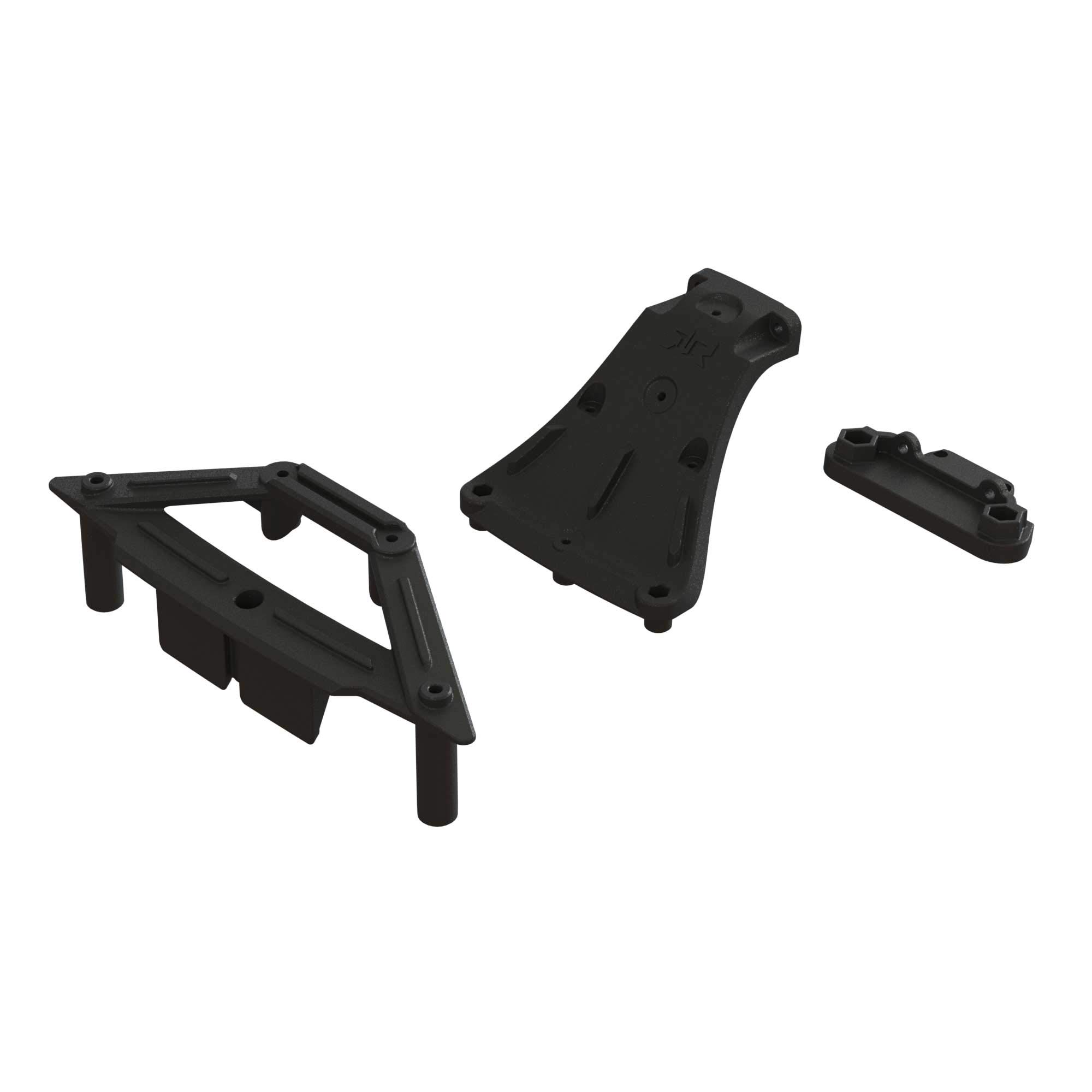 ARRMA Front Bumper Support Part ARA320521 - Heavy-Duty Replacement for RC Cars - Perfect for Off-Road Bashing & Racing Scenarios