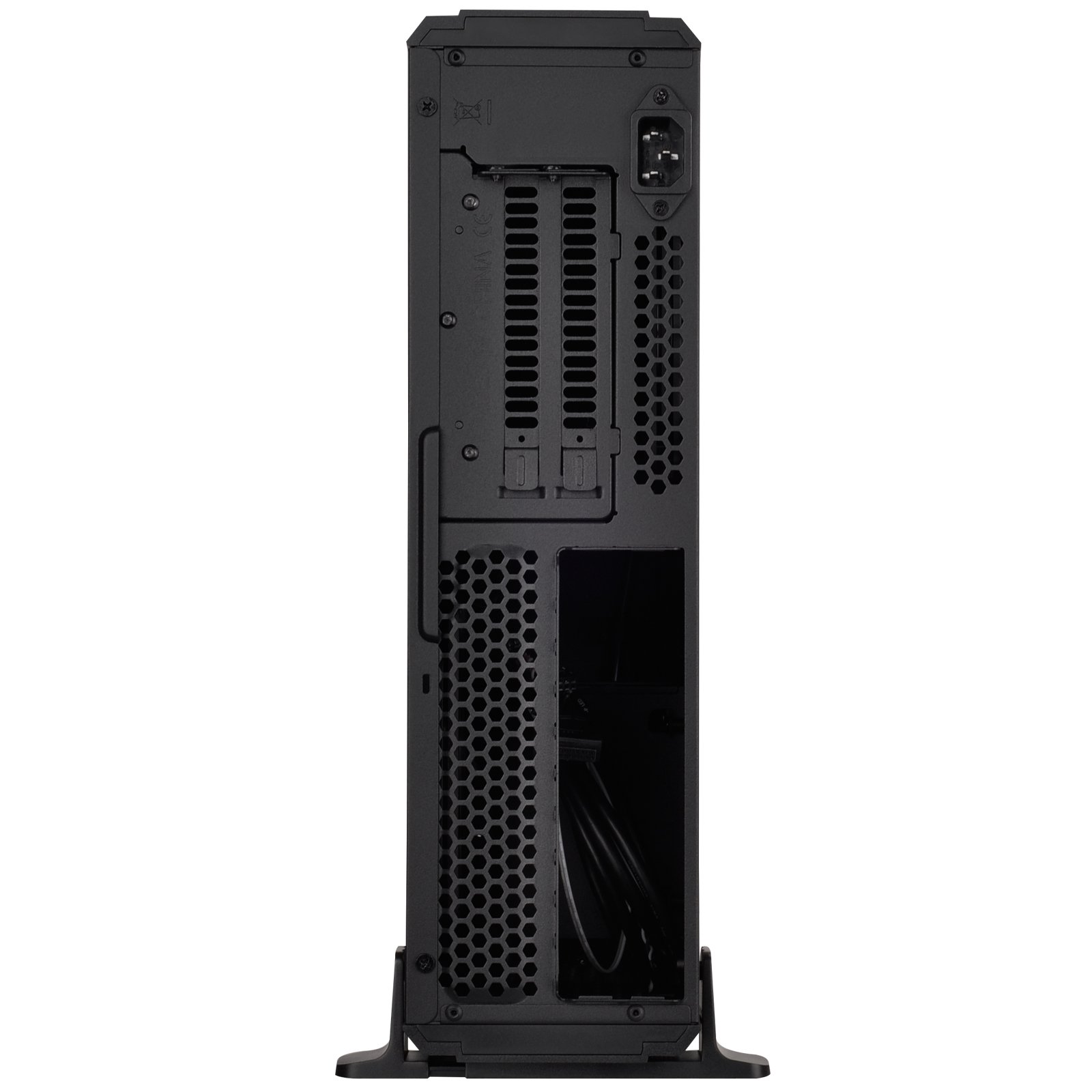 SilverStone SST-FTZ01B Black Mini-ITX Gaming PC Case - Compact High Performance Fortress Design for Small Form Factor Builds | Perfect for Home Theater PCs, LAN Parties & Space-Saving Gaming Setups