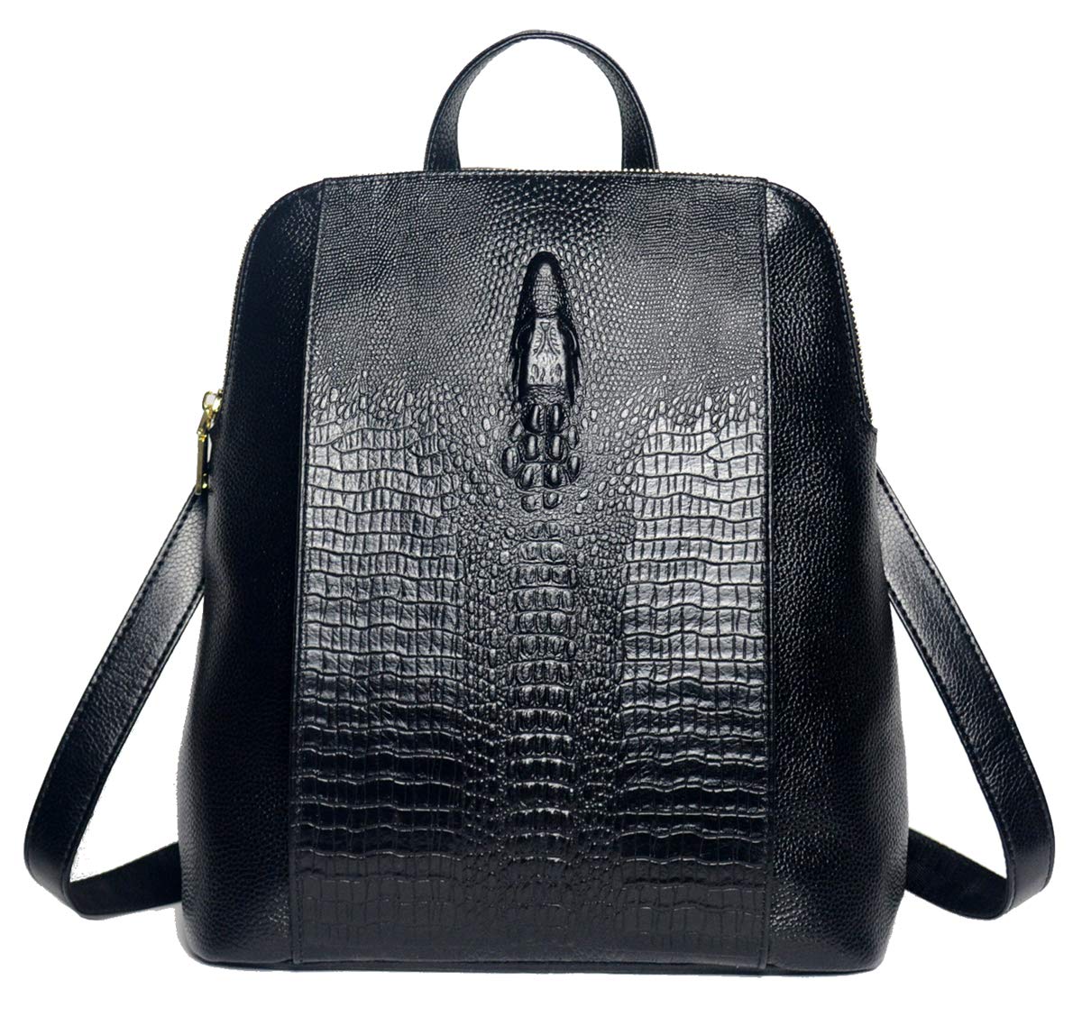 COOLCY Genuine Leather Backpack for Women - Stylish & Durable Shoulder Bag for Work, Travel & Everyday Use