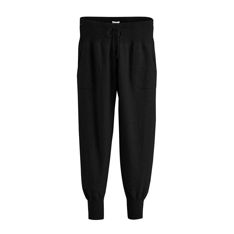 Premium Single Origin Cashmere Tapered Pants for Women - Soft Luxury Lounge & Travel Pants - Comfortable High-Waisted Trousers for Work, Home & Leisure