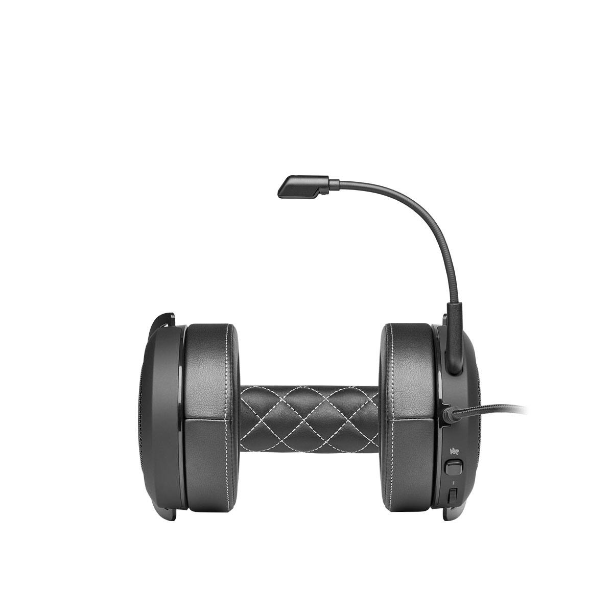 Corsair HS60 Pro Surround Sound Gaming Headset with 50mm Drivers - Black | Immersive Audio for PC, PS4, Xbox & Competitive Gaming