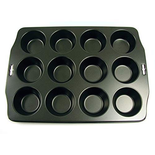 Norpro 12 Cup Nonstick Muffin Pan - Premium Bakeware for Cupcakes, Muffins & More | Perfect for Home Baking, Parties & Holiday Treats