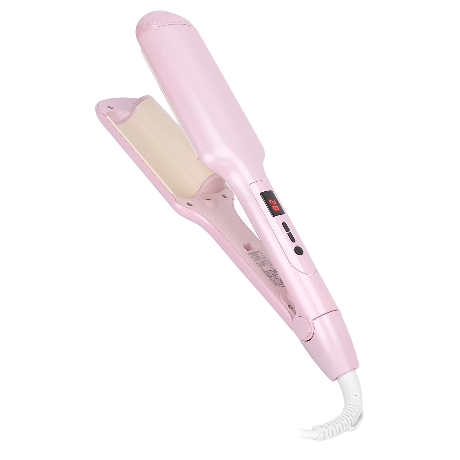 Professional 2-in-1 Hair Straightener & Curling Iron with Intelligent Constant Temperature, 30s Fast Heating PTC Technology, 360° Rotating Double Tube for Perfect Curls - Ideal for Home Styling, Salon Use & Travel (#3)