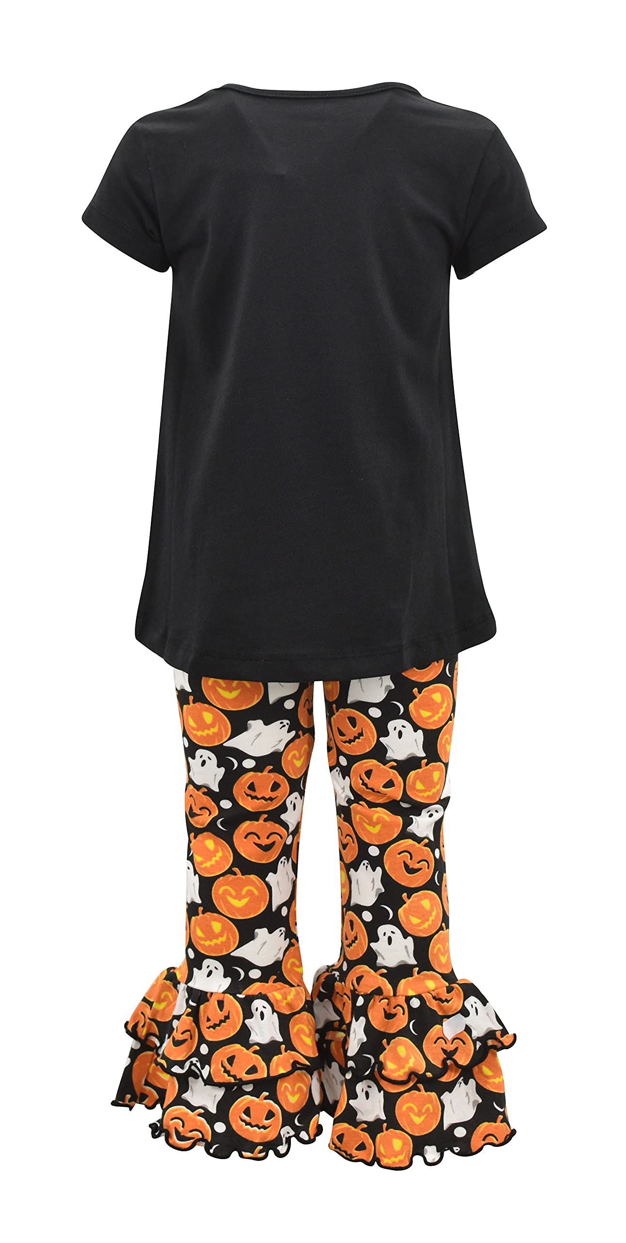 Girls 2-Piece Ruffle Leggings & Shirt Set - Toddler Outfit for Play & Dress-Up