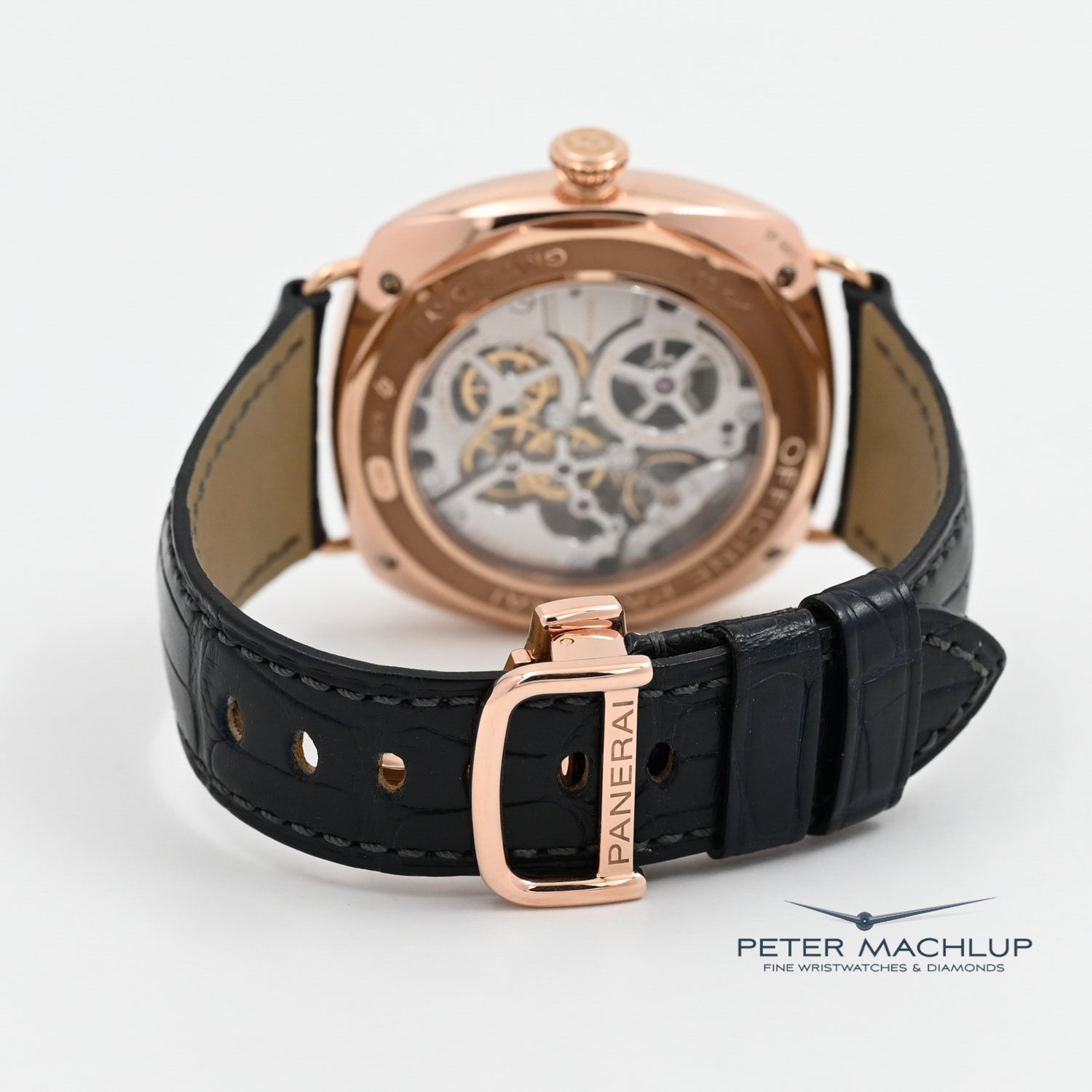 Panerai Radiomir 8-Day GMT Automatic Men's Watch - Luxury Stainless Steel Dive Watch with Power Reserve - Perfect for Business, Travel & Water Sports