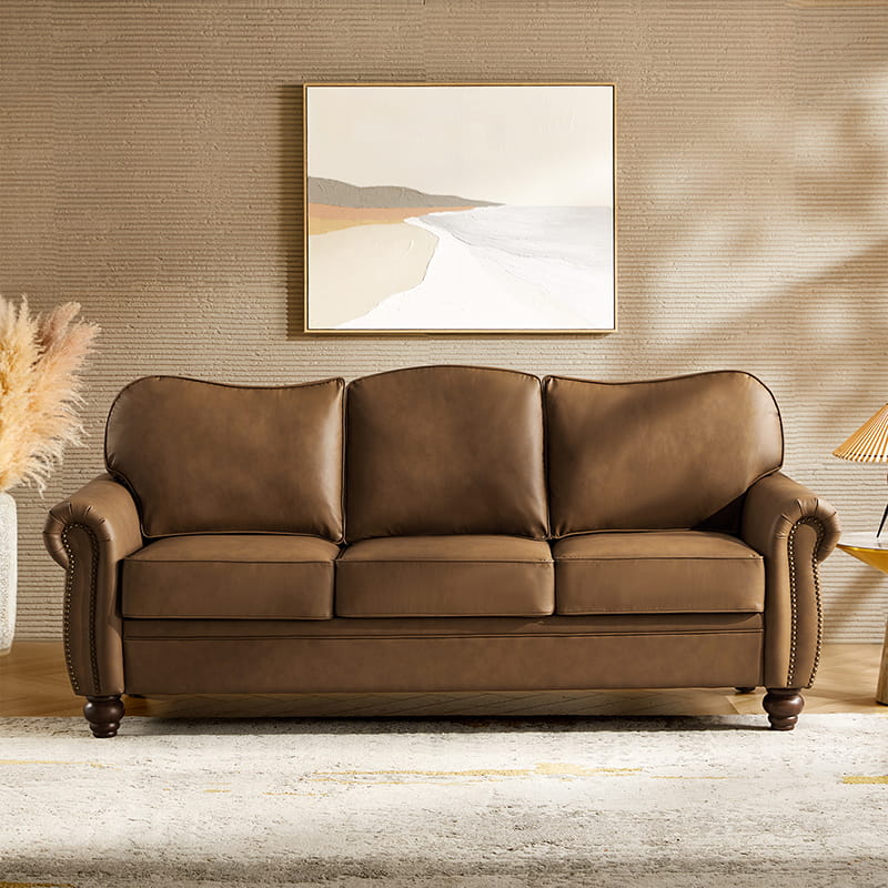 Amelia 2-Piece Living Room Furniture Set - Sofa & Loveseat (Multiple Styles Available) - Perfect for Small Spaces & Cozy Apartments