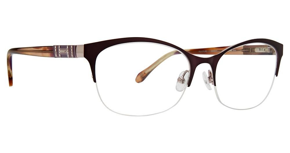 Badgley Mischka Elisabeth Eyeglasses for Women - Designer Cat Eye Glasses with Rhinestone Accents - Perfect for Office, Reading & Everyday Wear