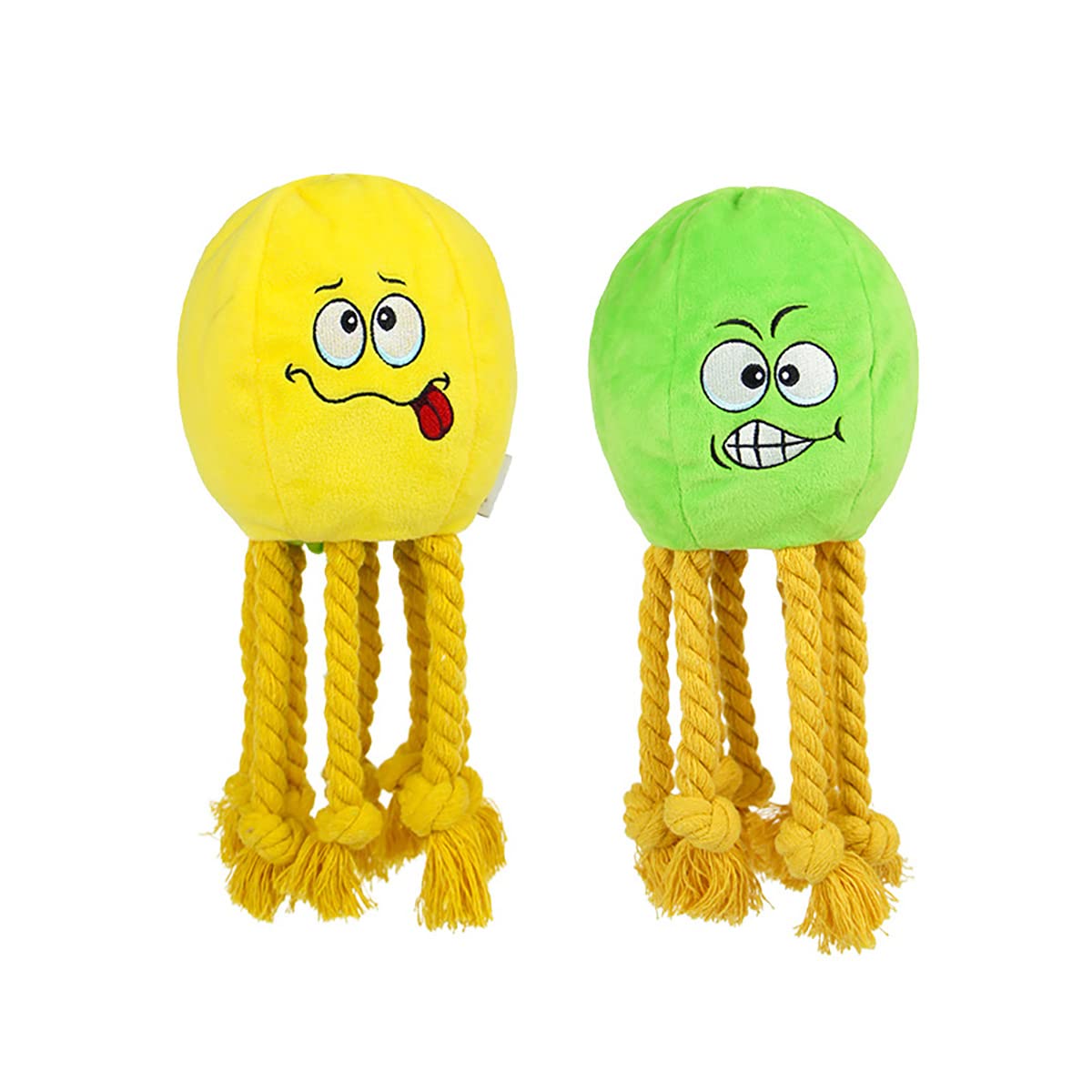 Durable Octopus Squeaky Dog Toy - Double-Sided Flip Plush Chew Toy for Small & Medium Dogs | Interactive Training & Playtime Fun | Perfect for Fetch, Tug-of-War & Teething Relief