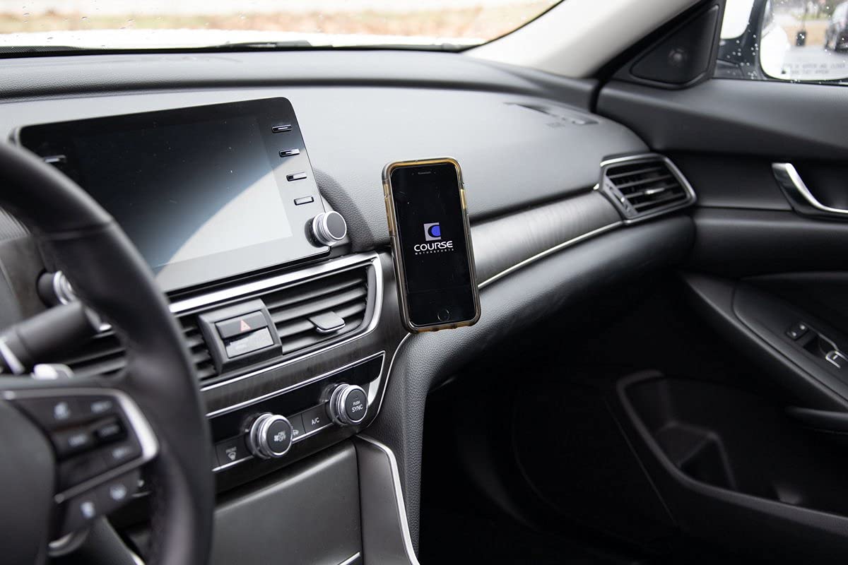 Course Motorsports DirectFit Wireless Charging Car Phone Mount for Honda Accord (2018-2022) - Automatic Gripping Phone Holder with Fast Charging - Perfect for Commuting, Road Trips & GPS Navigation (Black)