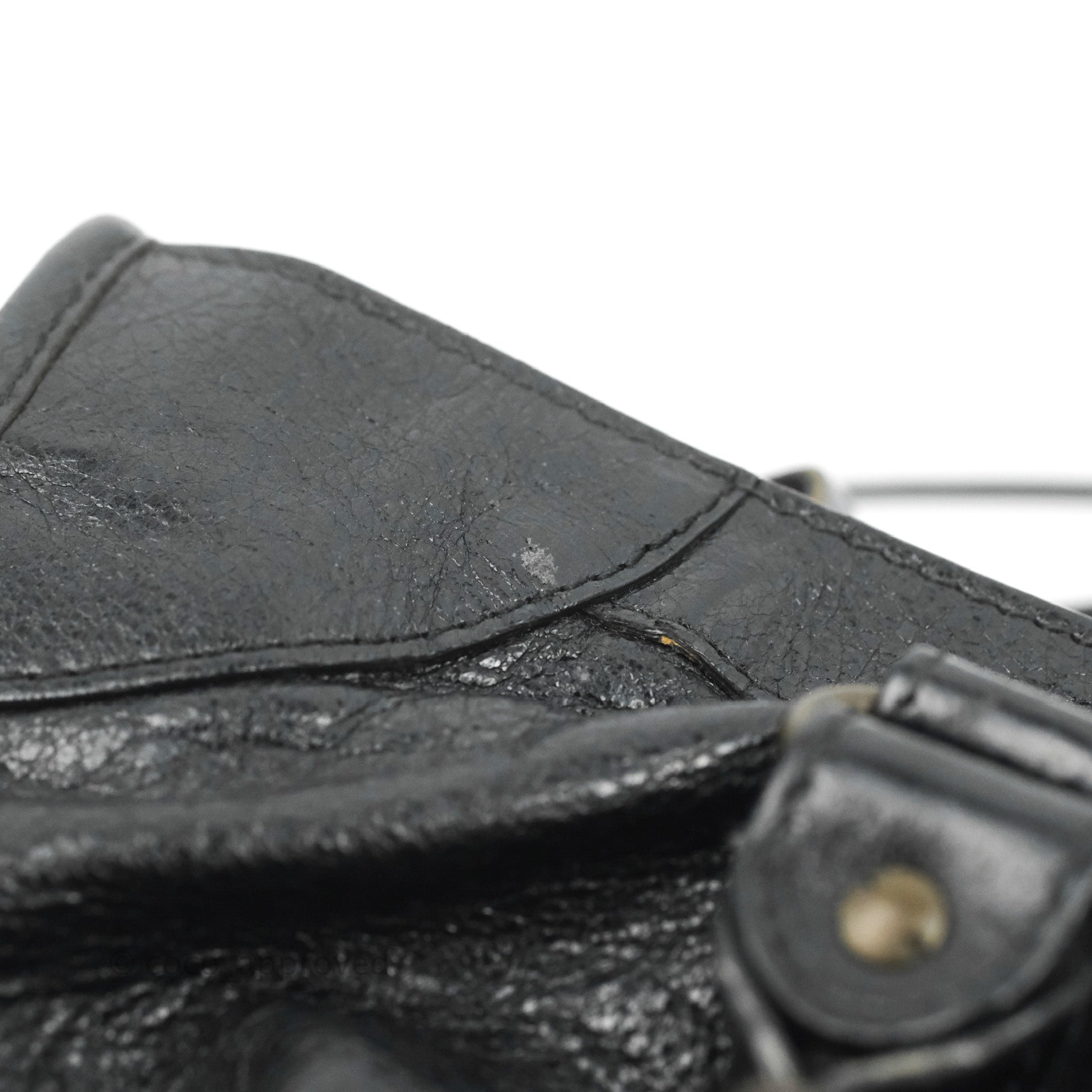 Balenciaga Classic City Bag Black Calfskin Leather with Ruthenium Hardware - Perfect for Work, Travel & Everyday Luxury Fashion Accessory