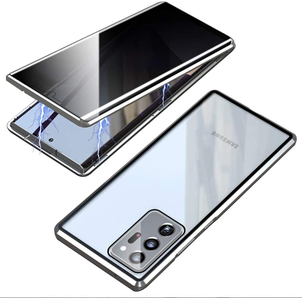 Premium Magnetic Case for Samsung Galaxy Note 20 Ultra - Shockproof Protective Cover with Tempered Glass Screen Protector | Perfect for Work, Travel & Everyday Use