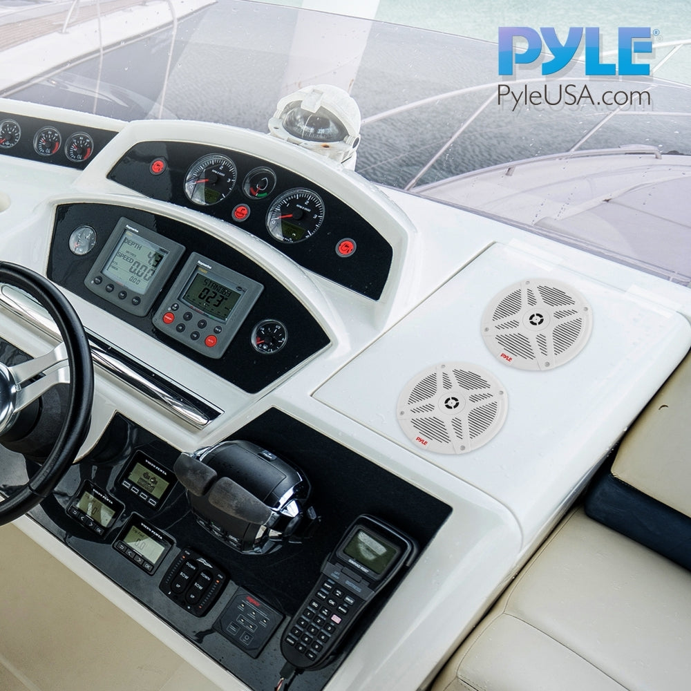 6.5 Inch Waterproof Marine Boat Speakers - High-Quality Outdoor Audio for Boats, Pools, and Beach Parties